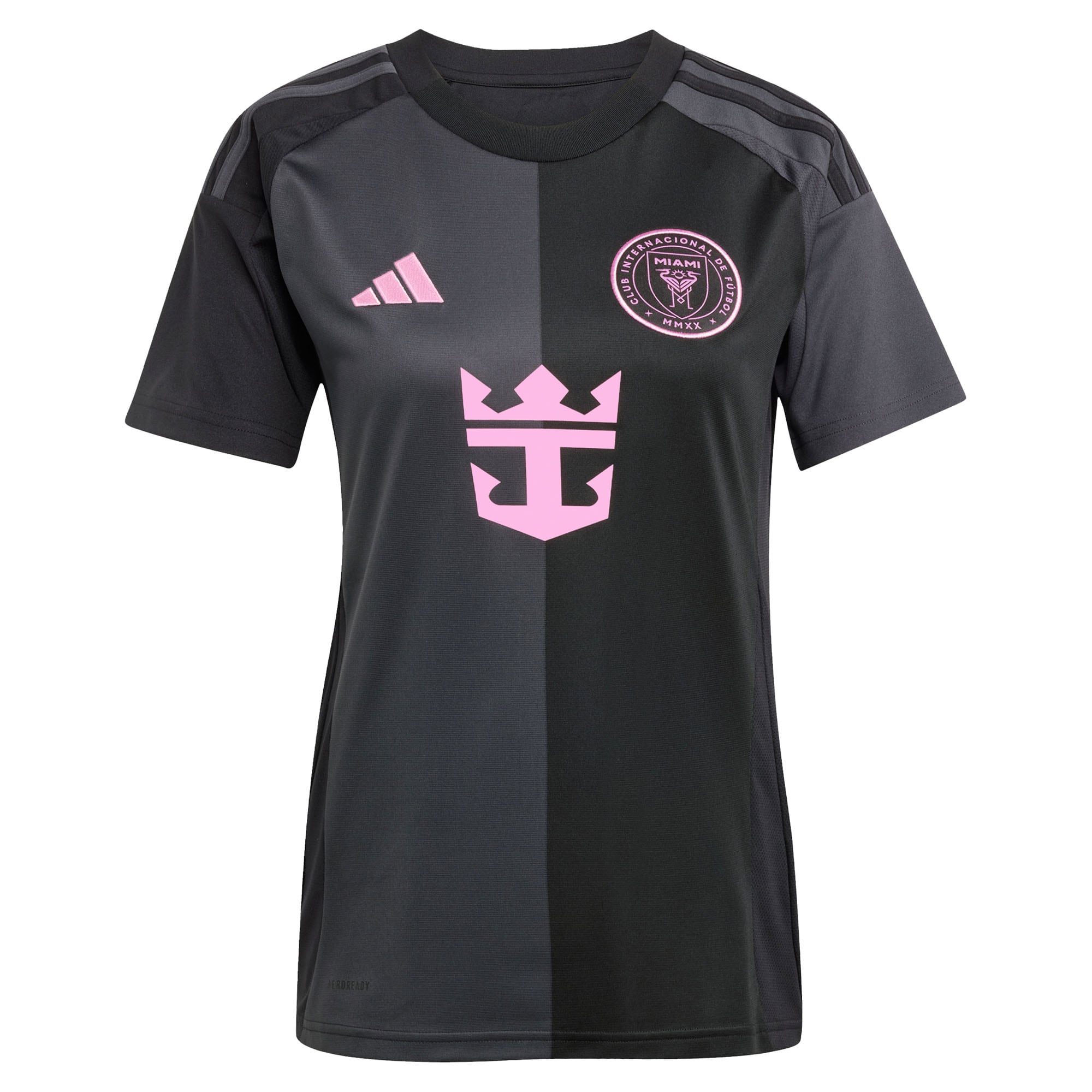 Sergio Busquets Inter Miami CF Women's 2025 The Fortitude Kit Replica Player Jersey - Black - angle 4
