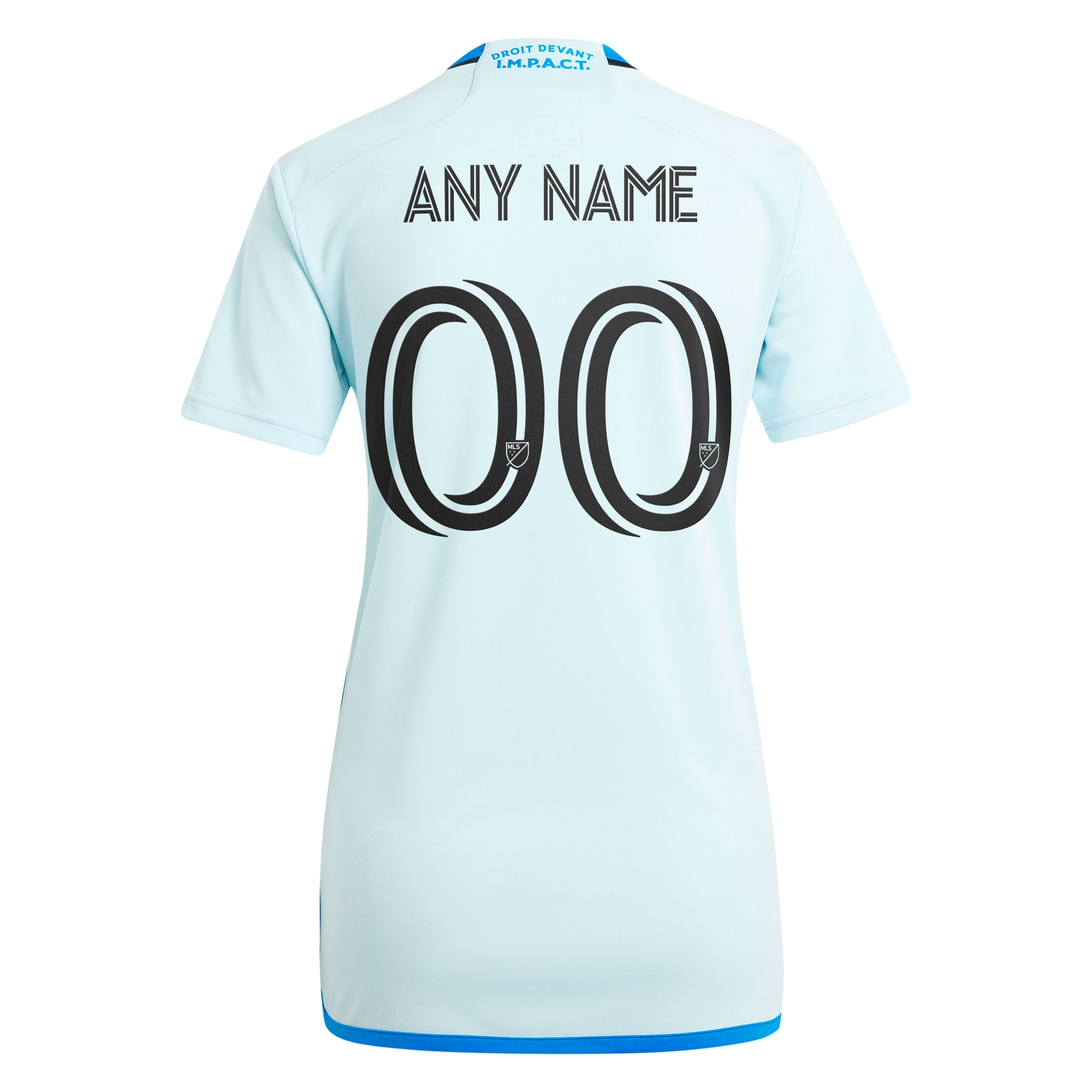 CF Montreal Women's 2024 La Main Replica Custom Jersey - Light Blue - angle 4