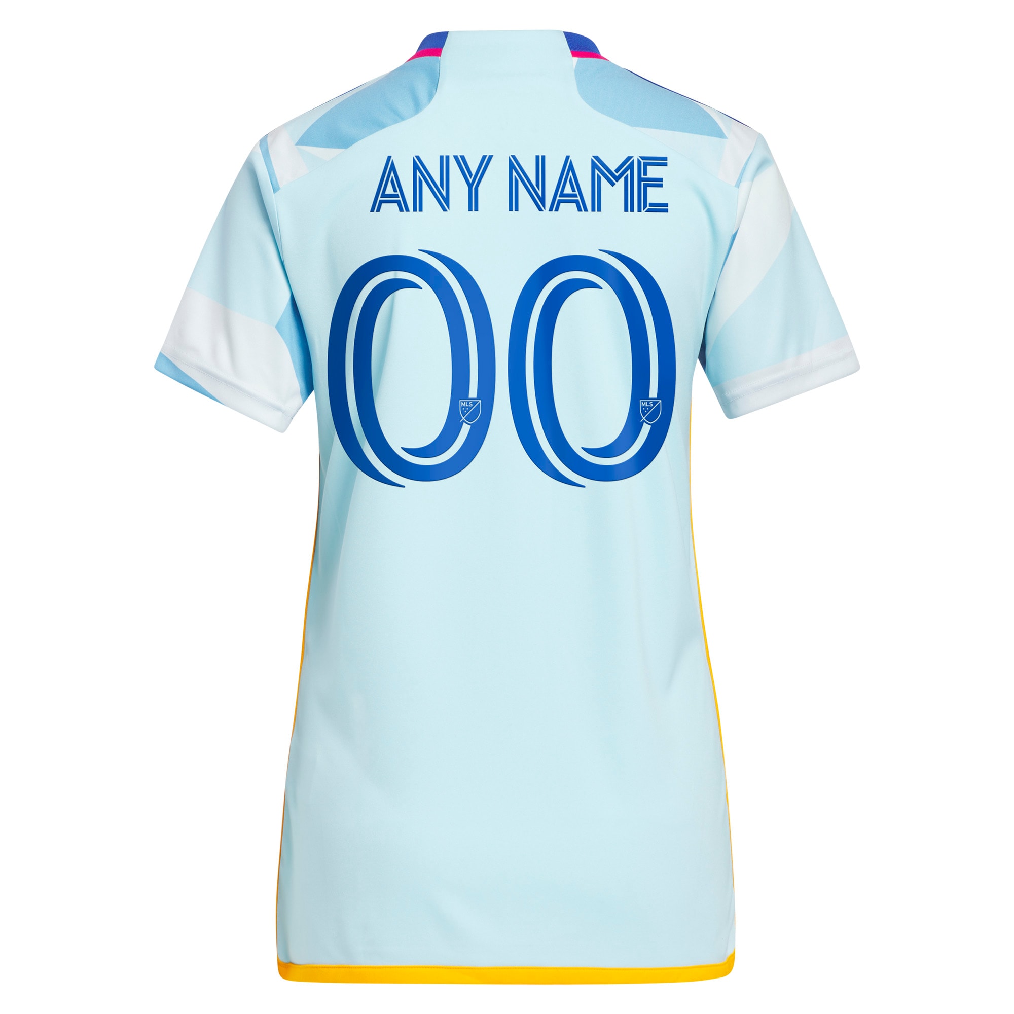 Colorado Rapids Women's 2023 New Day Kit Replica Custom Jersey - Light Blue - angle 5