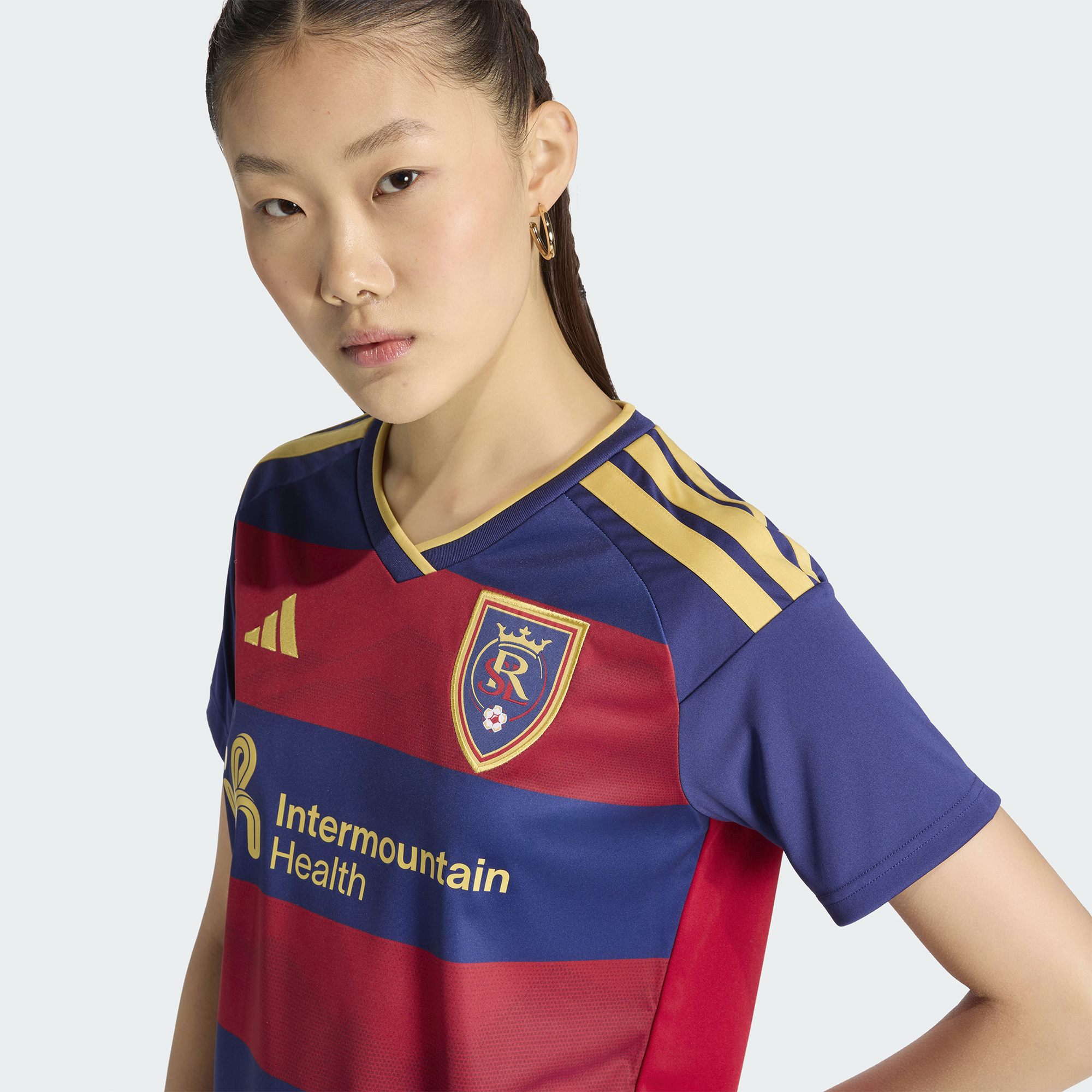 Real Salt Lake Women's 2026 The Switchback Replica Jersey - Red - angle 6