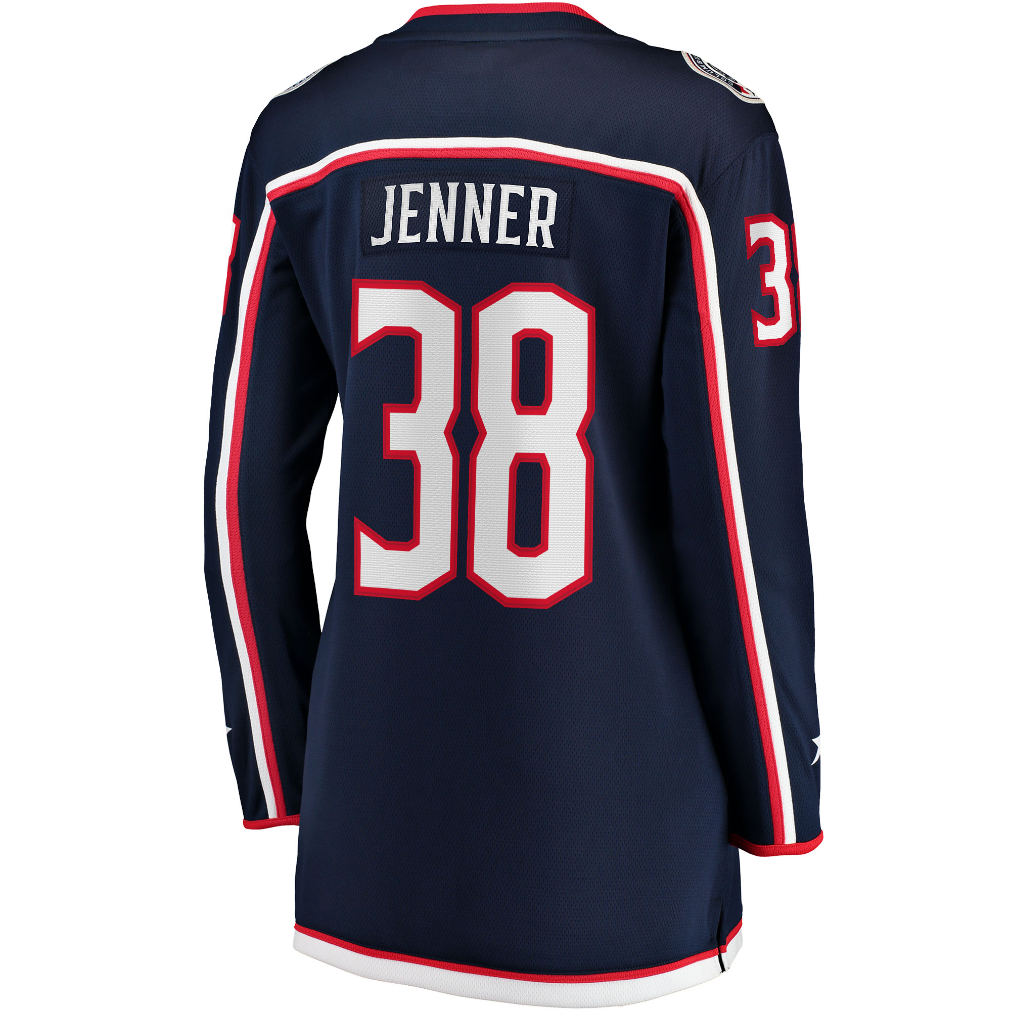 Boone Jenner Columbus Blue Jackets Women's Home Breakaway Player Jersey - Navy - angle 3