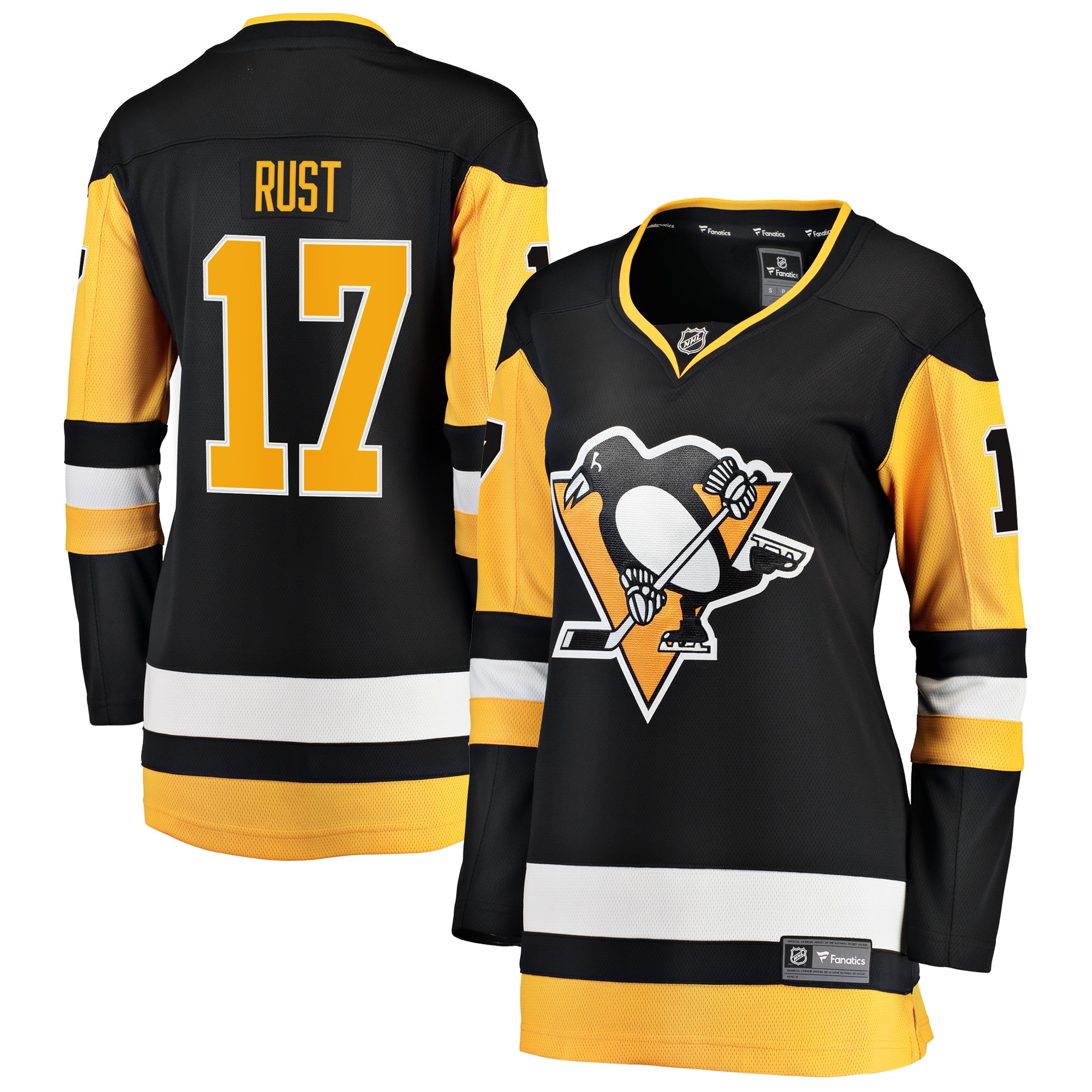 Bryan Rust Pittsburgh Penguins NHL Jersey - Black | FanWearStyle
