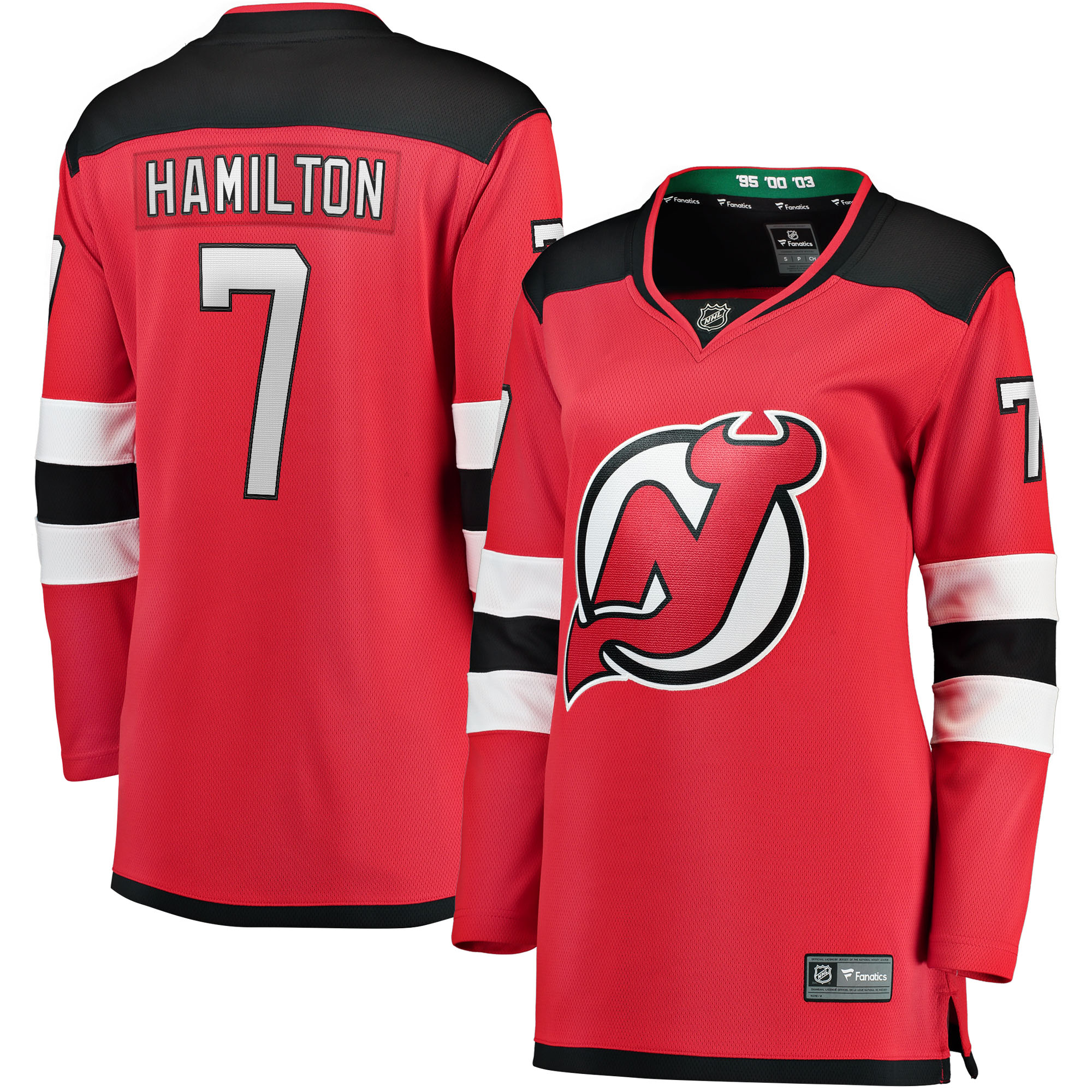 Dougie Hamilton New Jersey Devils NHL Jersey - Red | FanWearStyle