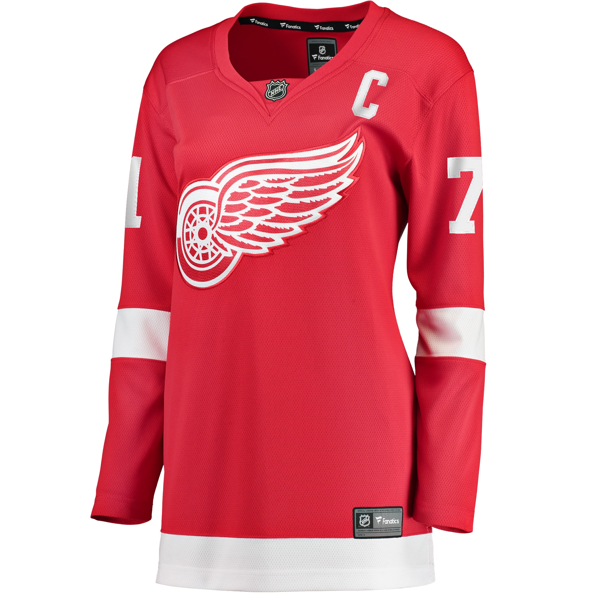 Dylan Larkin Detroit Red Wings Women's Home Breakaway Player Jersey - Red - angle 2