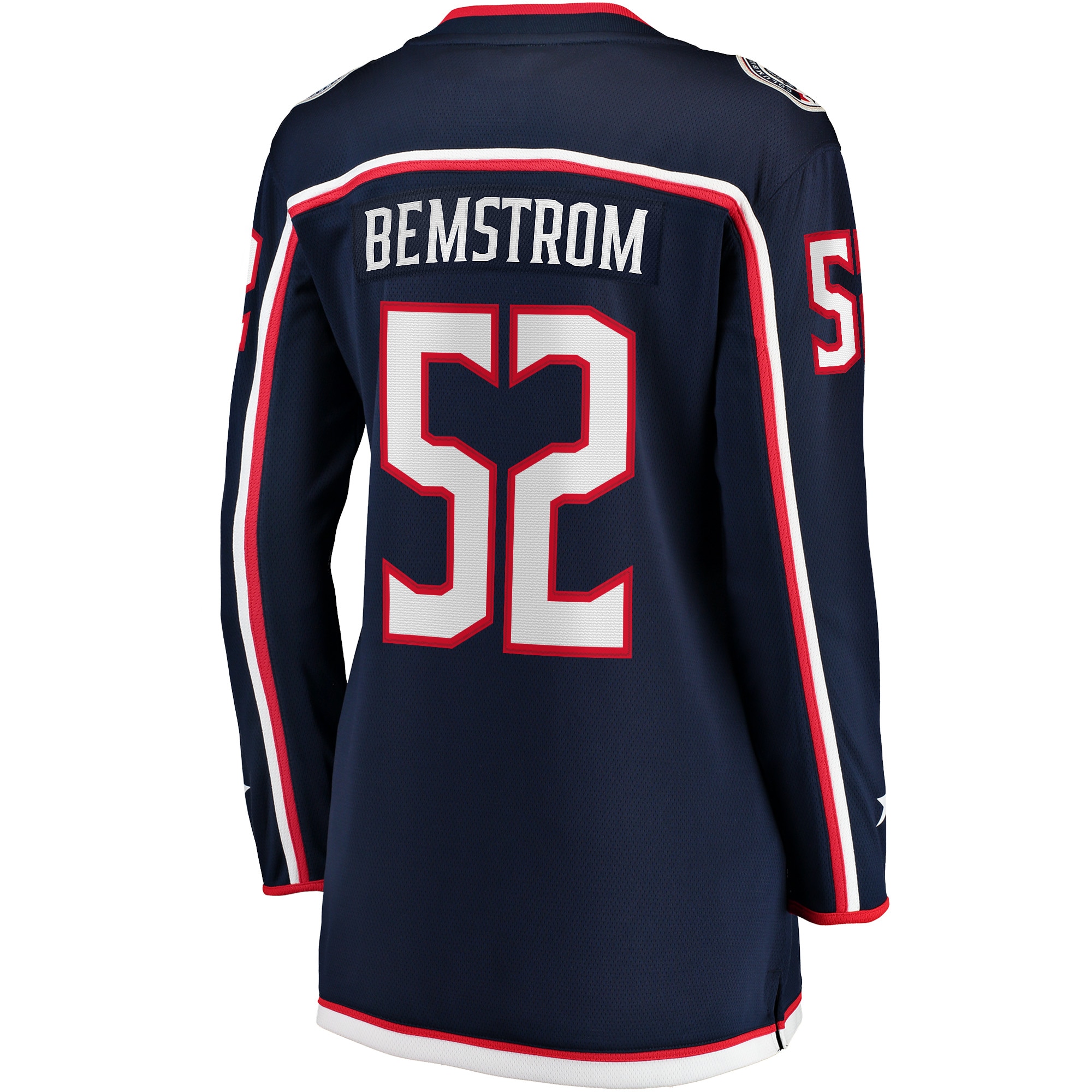 Emil Bemstrom Columbus Blue Jackets Women's Home Breakaway Player Jersey - Navy - angle 3
