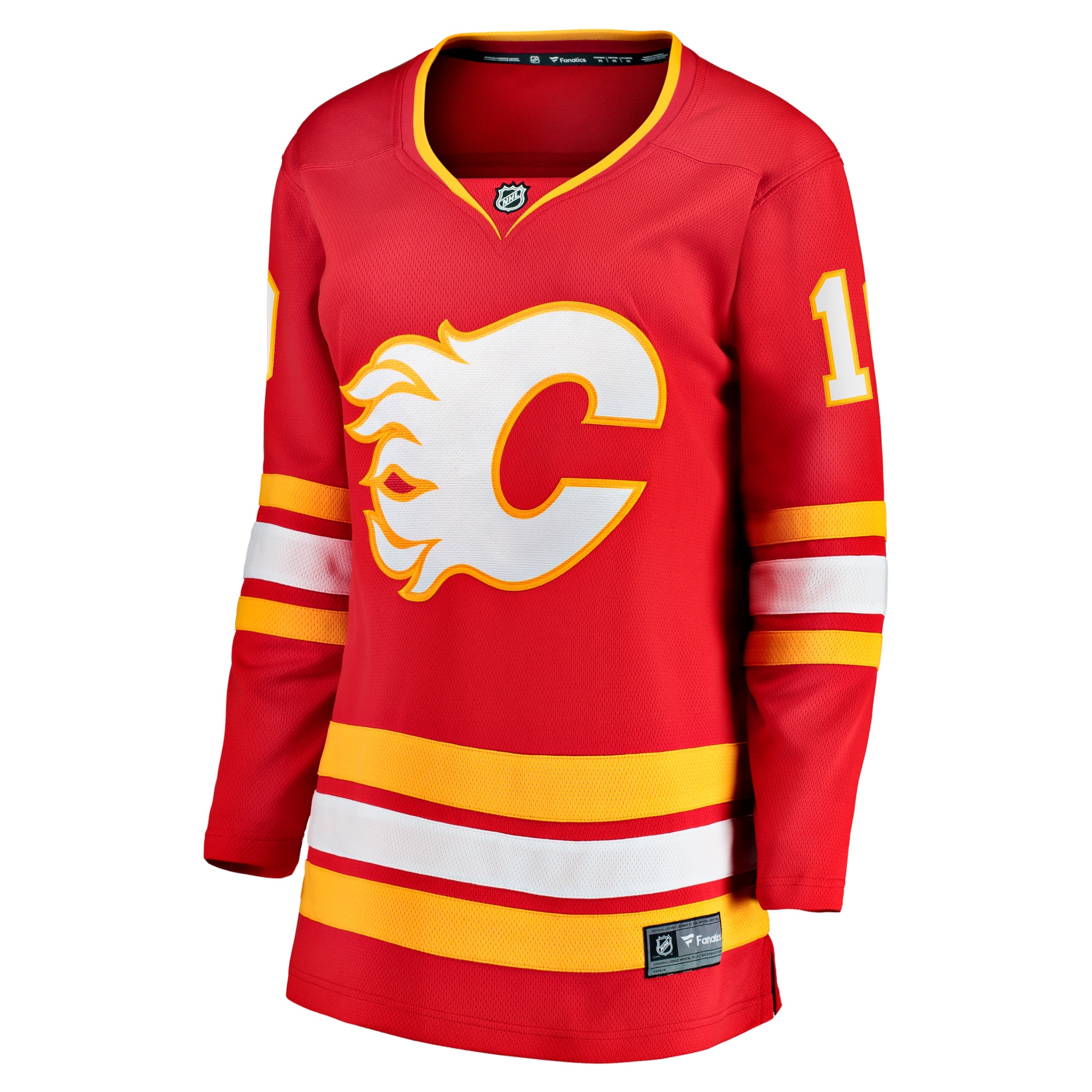 Jonathan Huberdeau Calgary Flames Women's Home Breakaway Player Jersey - Red - angle 2