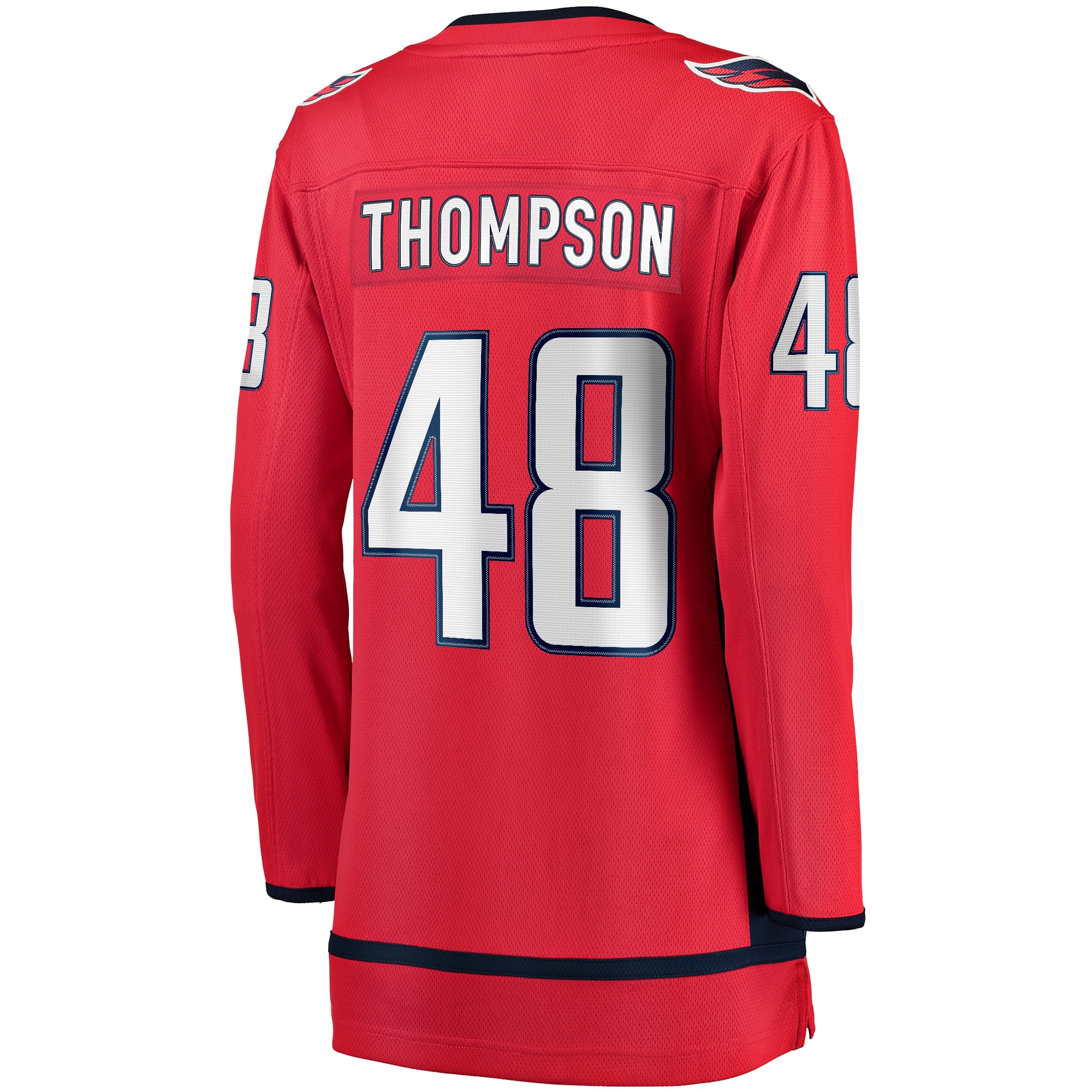 Logan Thompson Washington Capitals Women's Home Breakaway Jersey - Red - angle 3