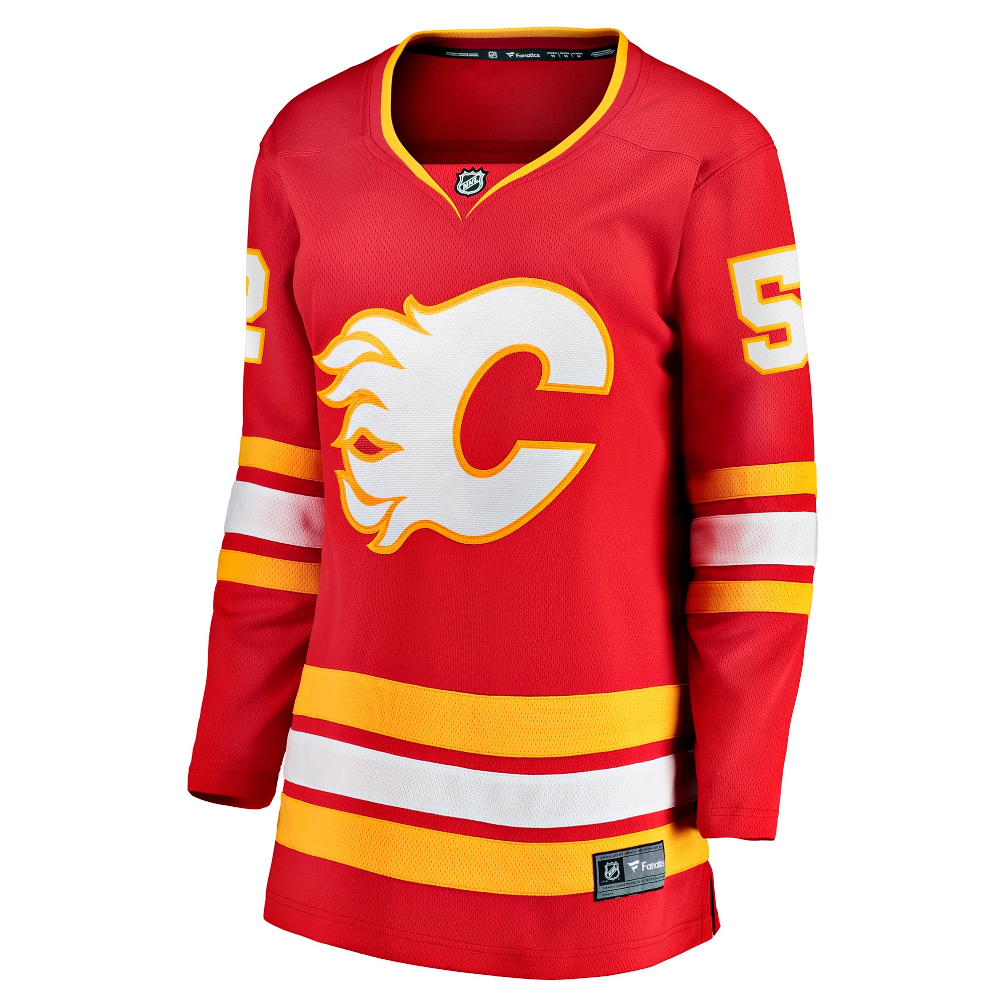 MacKenzie Weegar Calgary Flames Women's Home Breakaway Player Jersey - Red - angle 3