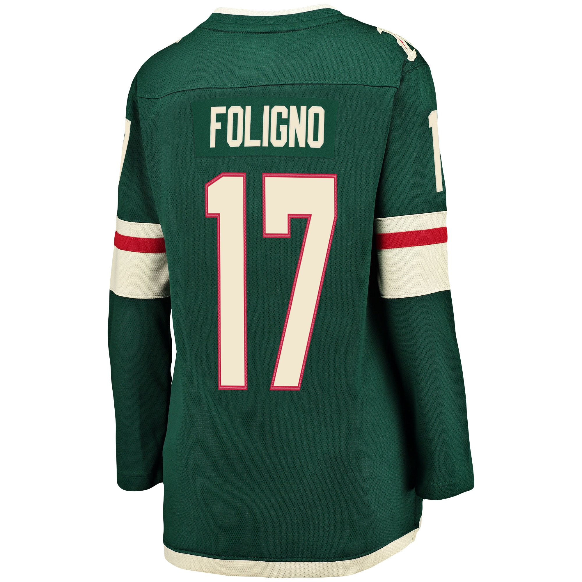 Marcus Foligno Minnesota Wild Women's Breakaway Player Jersey - Green - angle 4