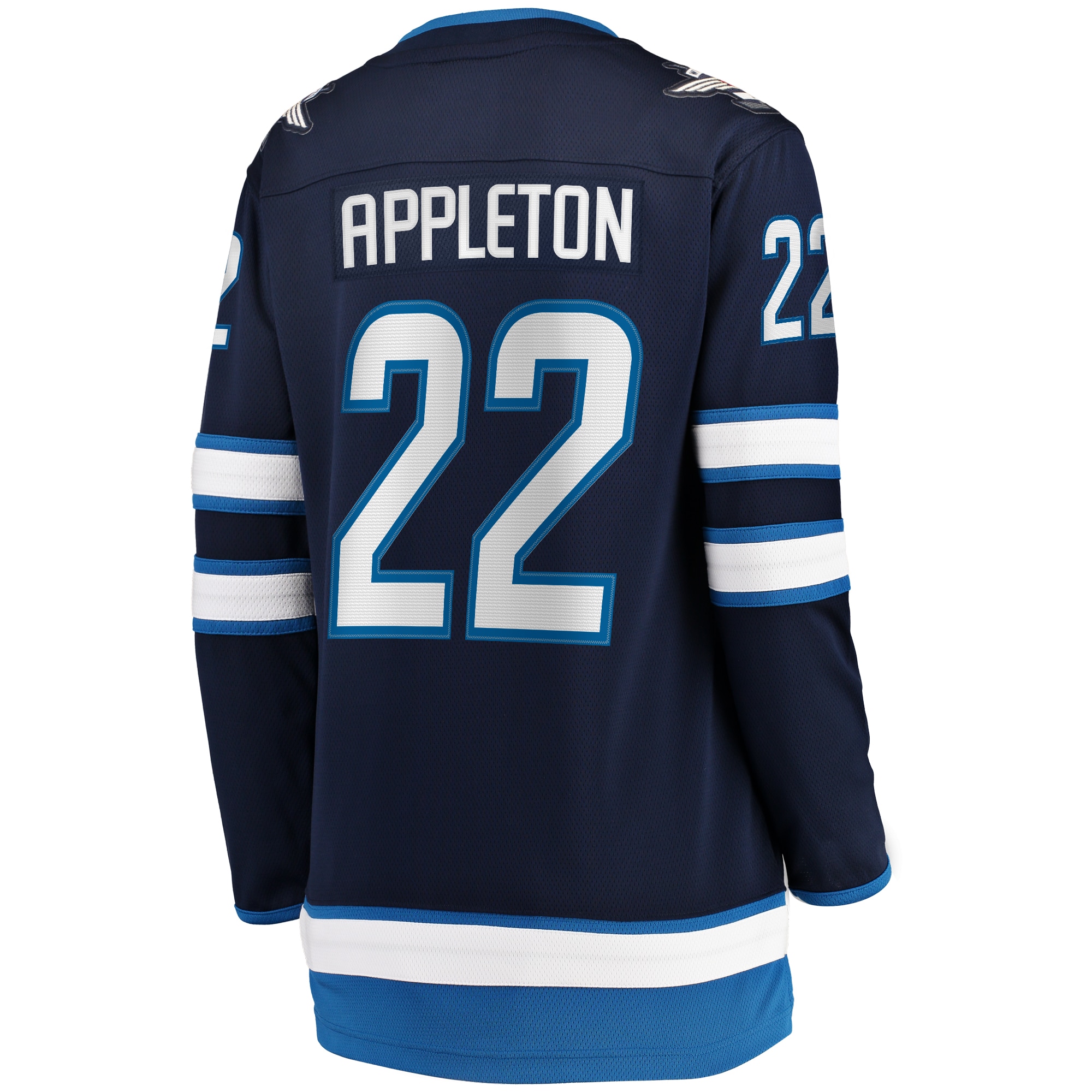 Mason Appleton Winnipeg Jets Women's Home Breakaway Jersey - Navy - angle 4