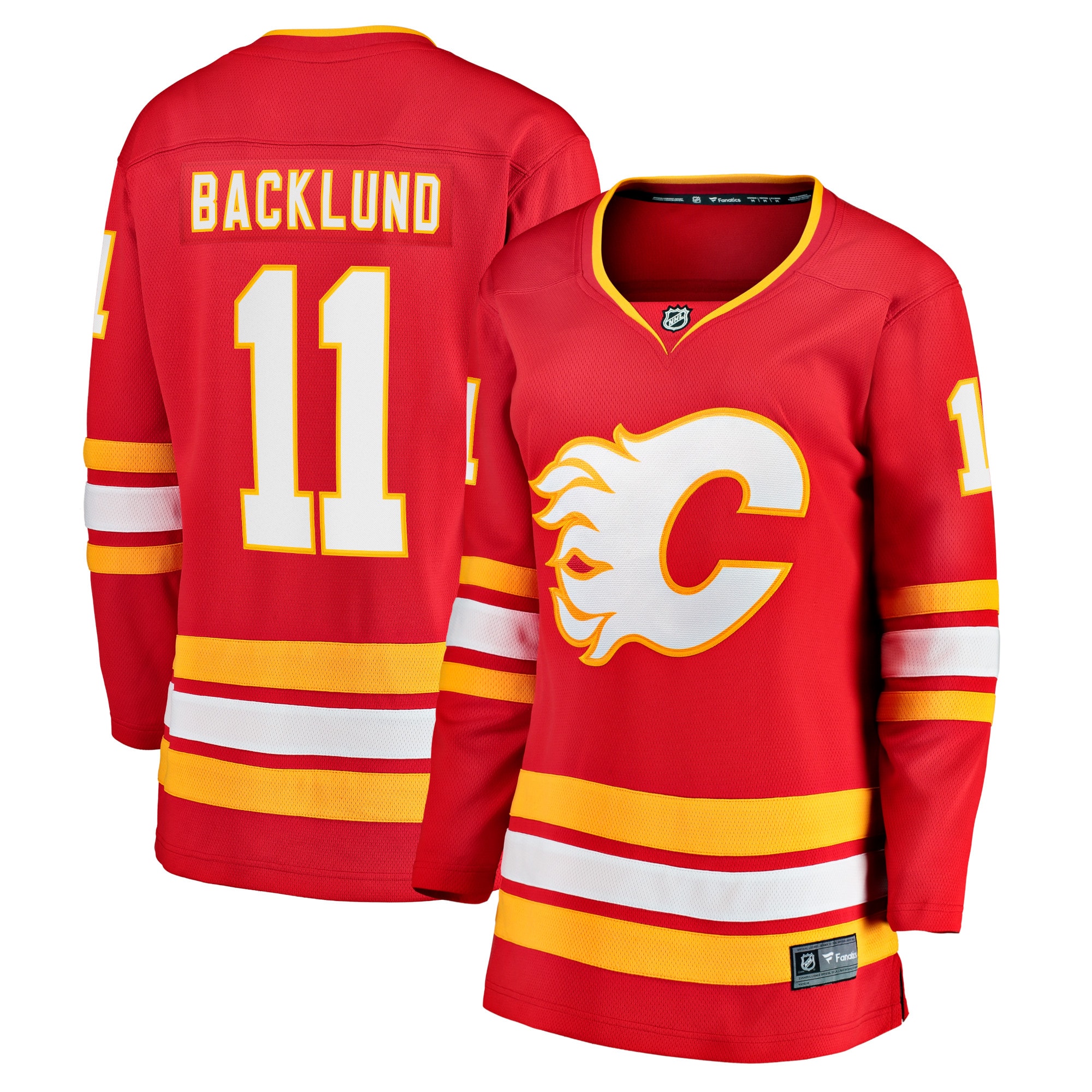 Mikael Backlund Calgary Flames Home NHL Jersey - Red | FanWearStyle