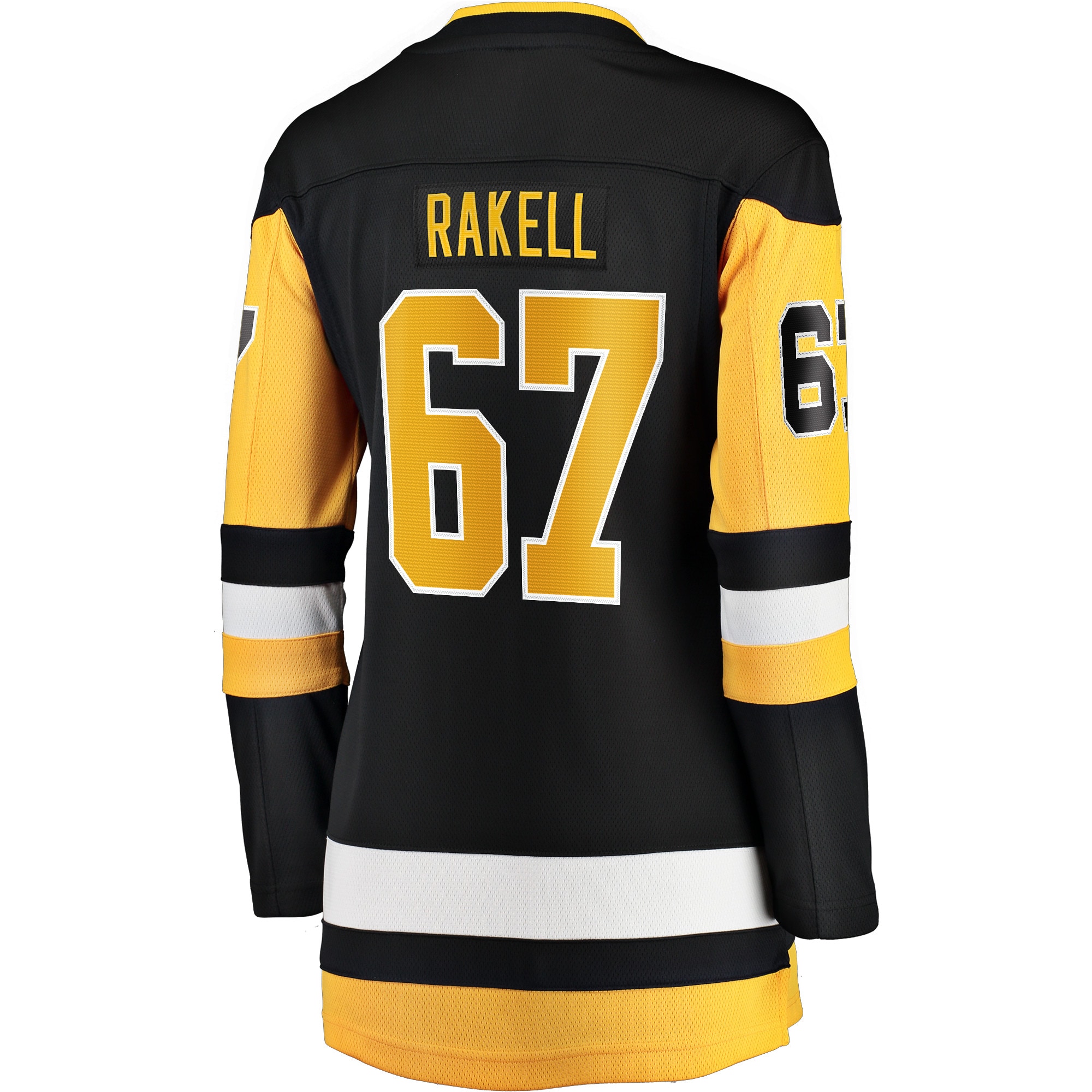 Rickard Rakell Pittsburgh Penguins Women's Home Breakaway Player Jersey - Black - angle 3
