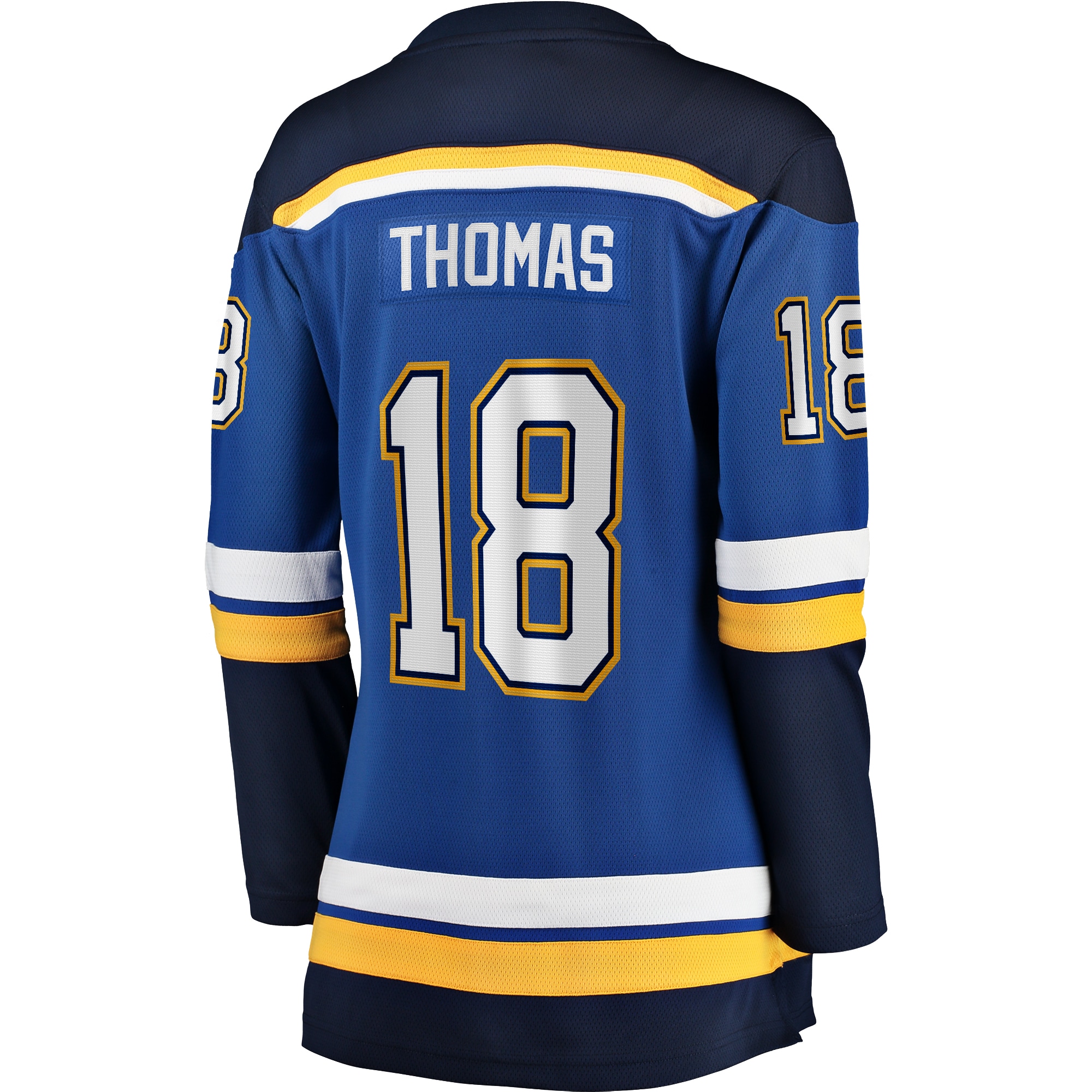 Robert Thomas St. Louis Blues Women's Home Breakaway Player Jersey - Blue - angle 4