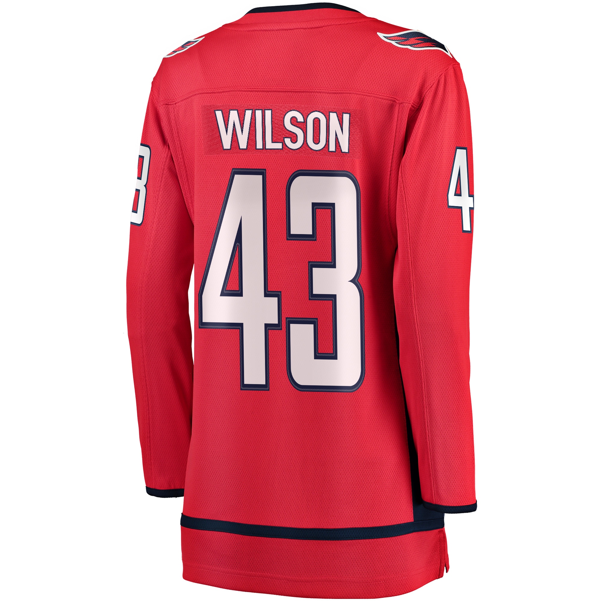 Tom Wilson Washington Capitals Women's Breakaway Player Jersey - Red - angle 3