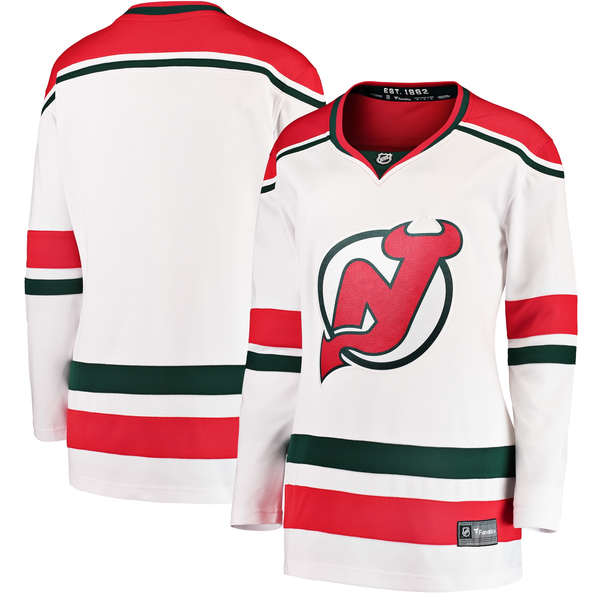 New Jersey Devils Alternate NHL Jersey - White | FanWearStyle