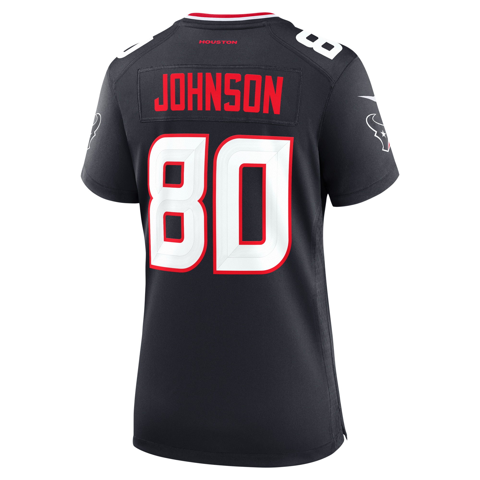 Andre Johnson Houston Texans Women's Team Retired Player Game Jersey - Navy - angle 5