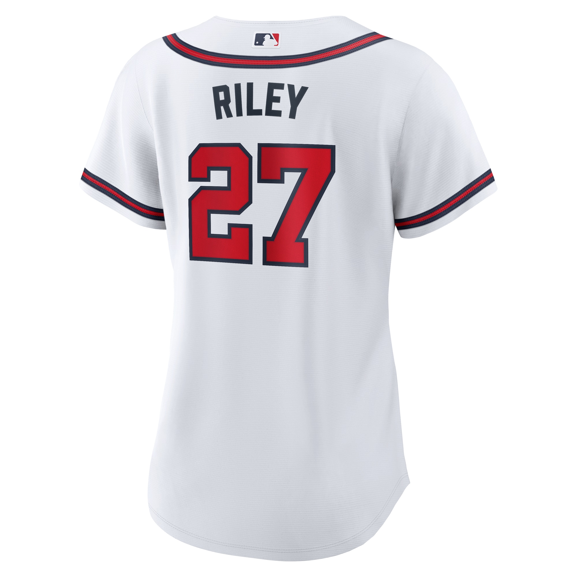 Austin Riley Atlanta Braves Women's Home Replica Jersey - White - angle 5