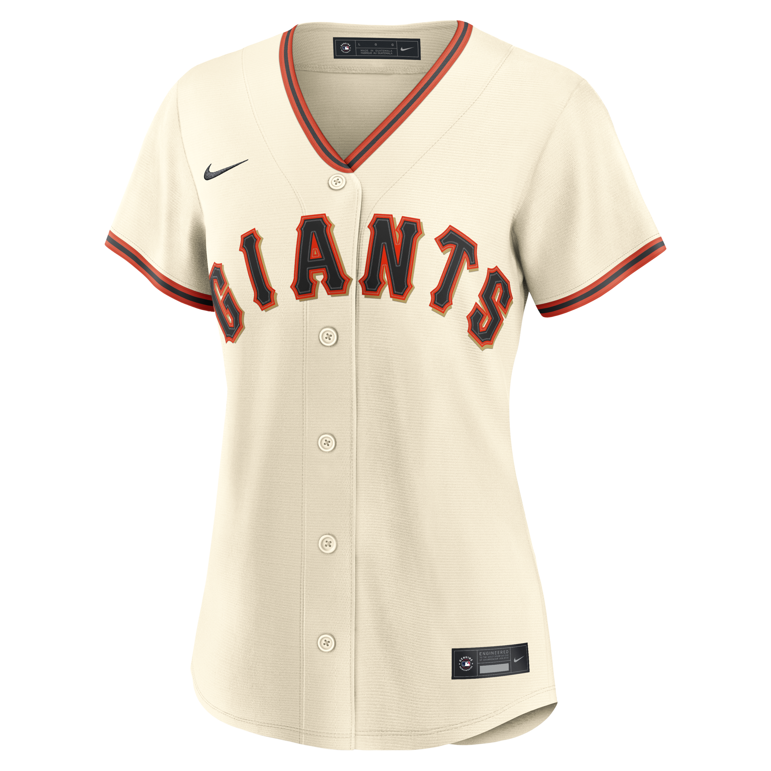 Jesus Rodriguez San Francisco Giants Women's Home Replica Jersey - Cream - angle 6