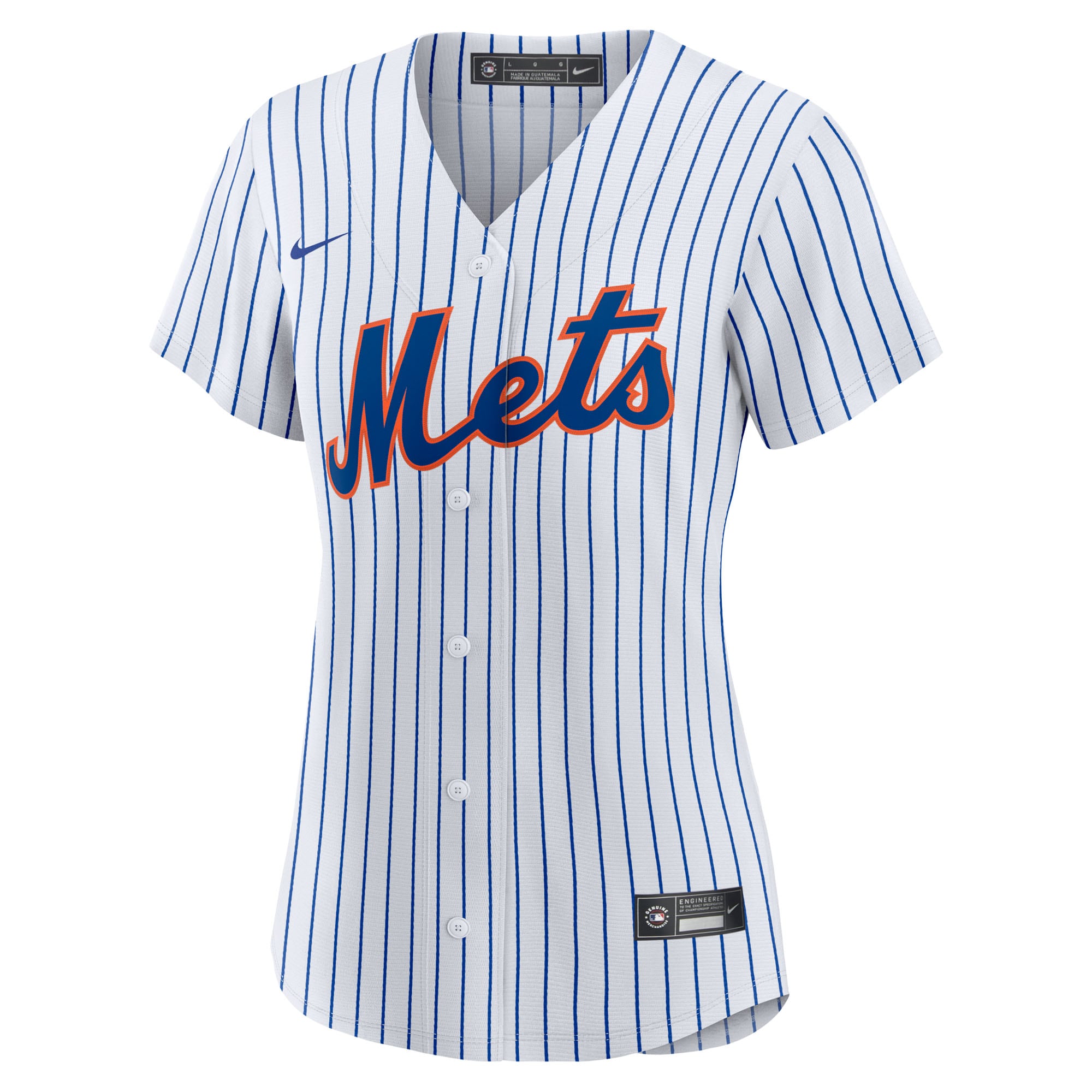Carson Benge New York Mets Women's Home Replica Jersey - White - angle 4