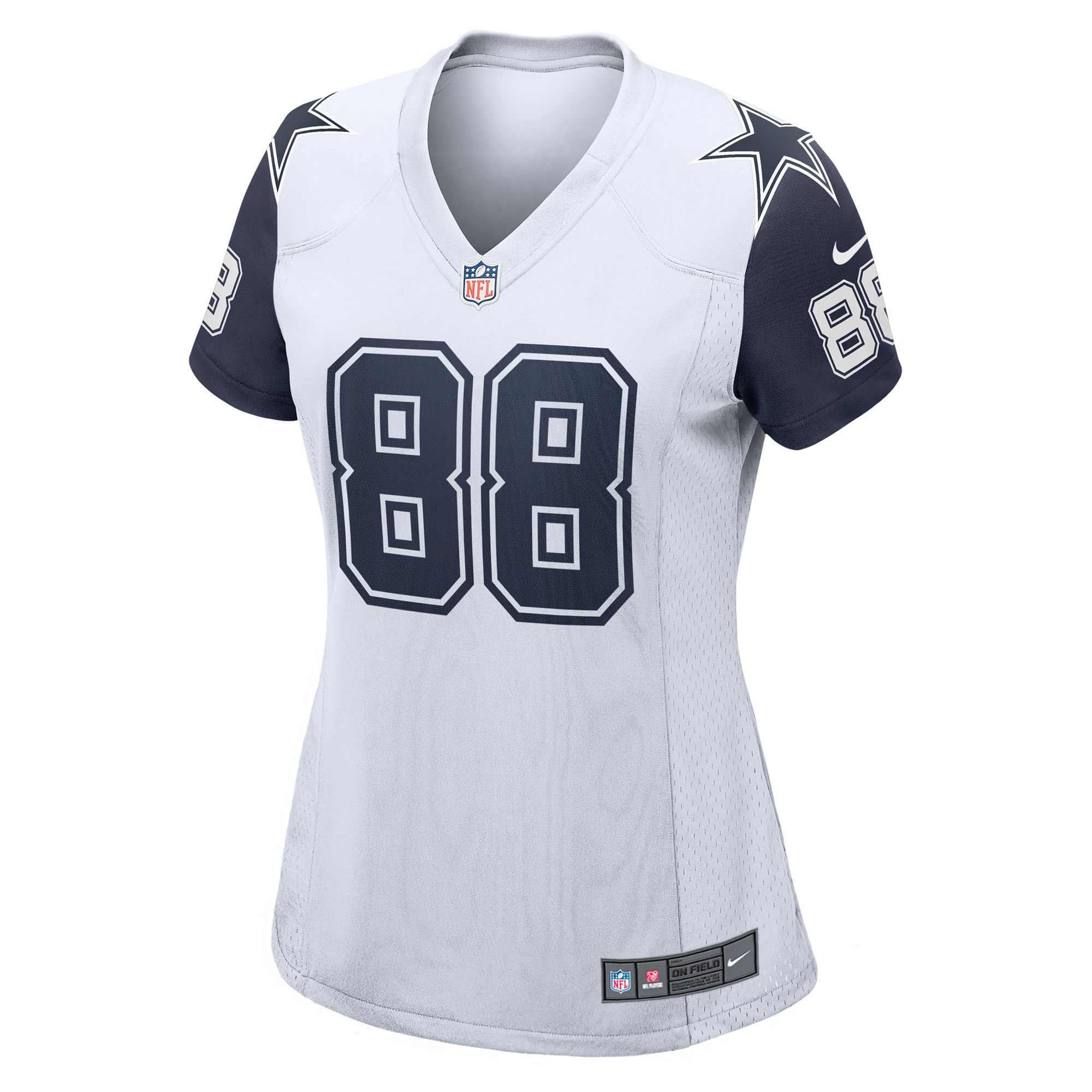 CeeDee Lamb Dallas Cowboys Women's 2nd Alternate Game Jersey - White - angle 4