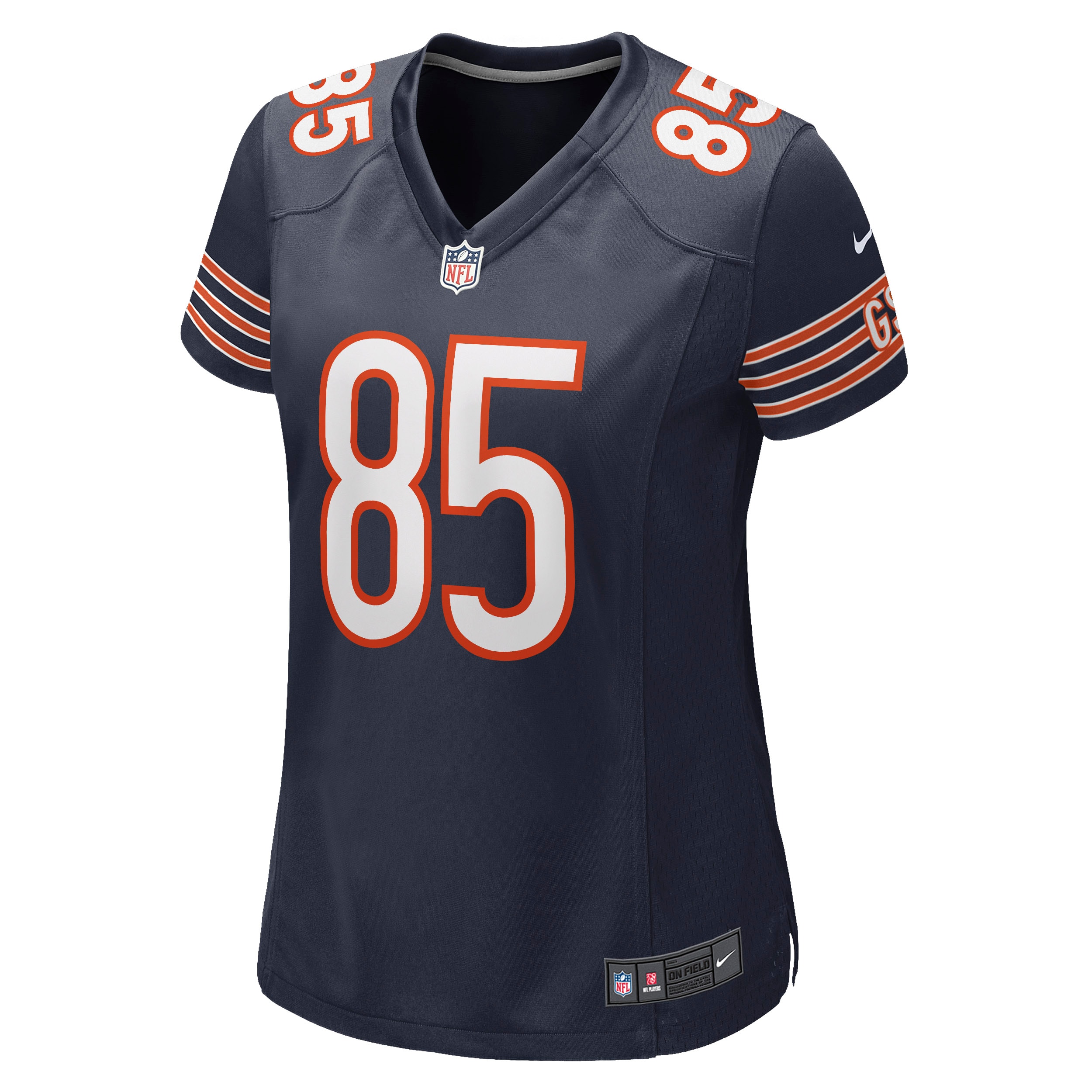 Cole Kmet Chicago Bears Women's Game Jersey - Navy - angle 4