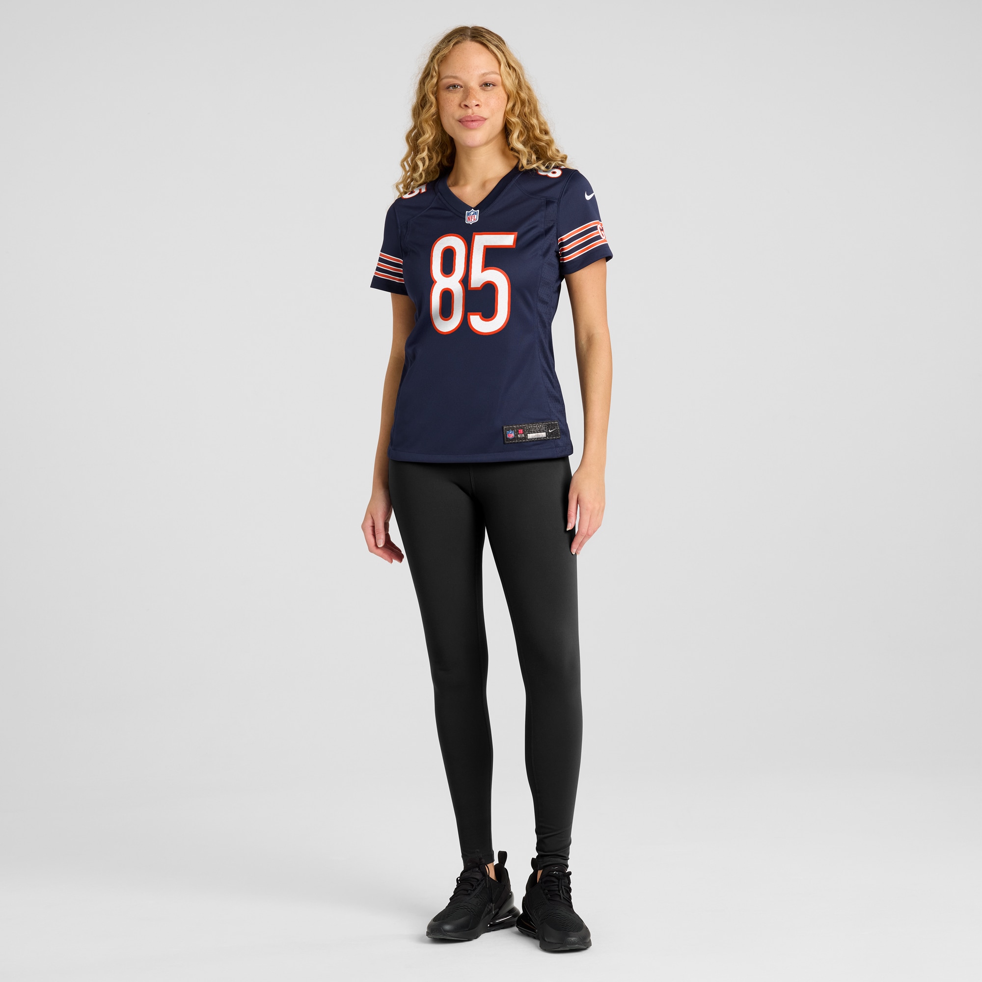 Cole Kmet Chicago Bears Women's Game Jersey - Navy - angle 6