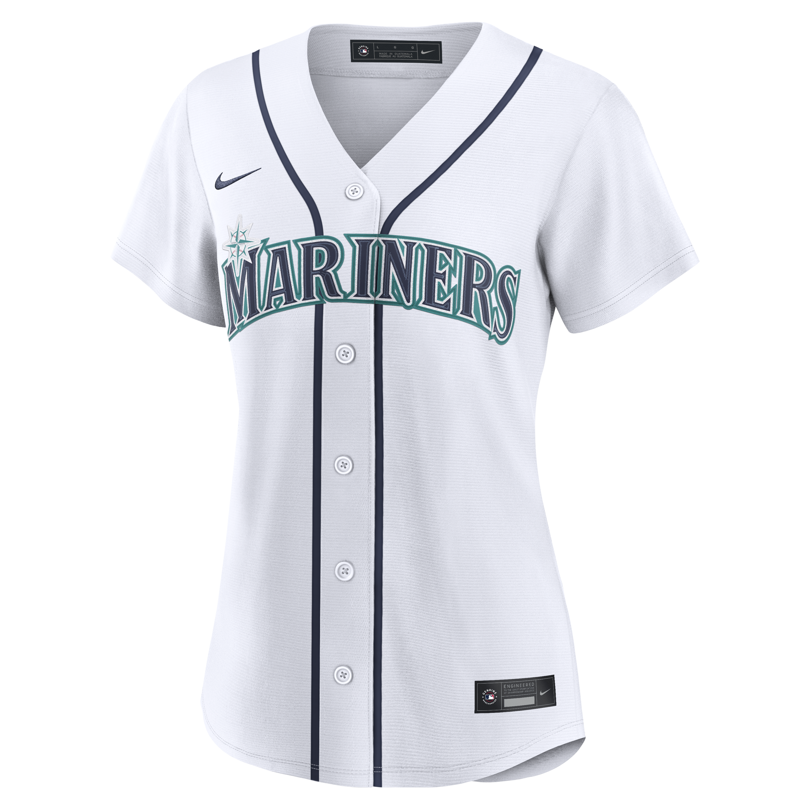 Josh Naylor Seattle Mariners Women's Home Replica Jersey - White - angle 4