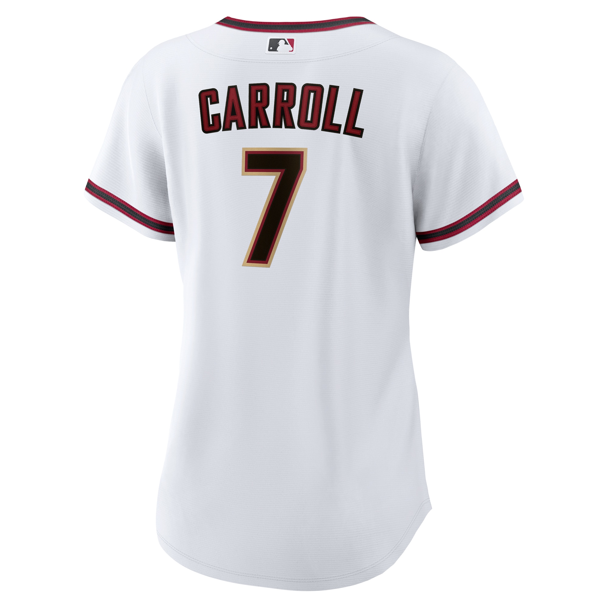 Corbin Carroll Arizona Diamondbacks Women's Home Replica Player Jersey - White - angle 5