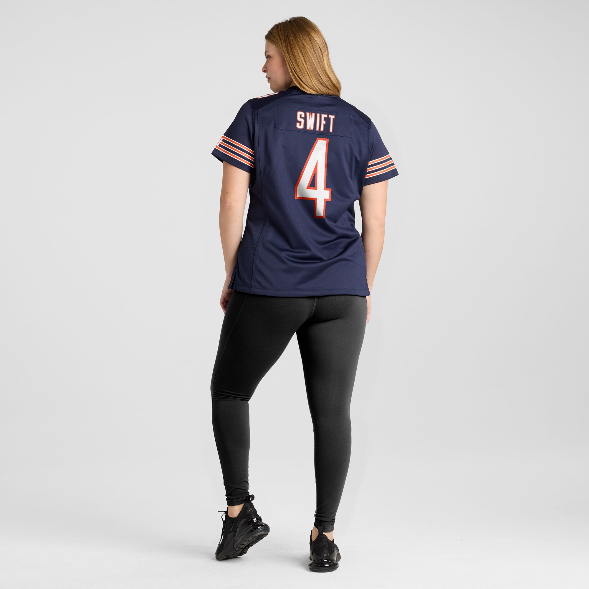 D'Andre Swift Chicago Bears Women's Game Jersey - Navy - angle 9