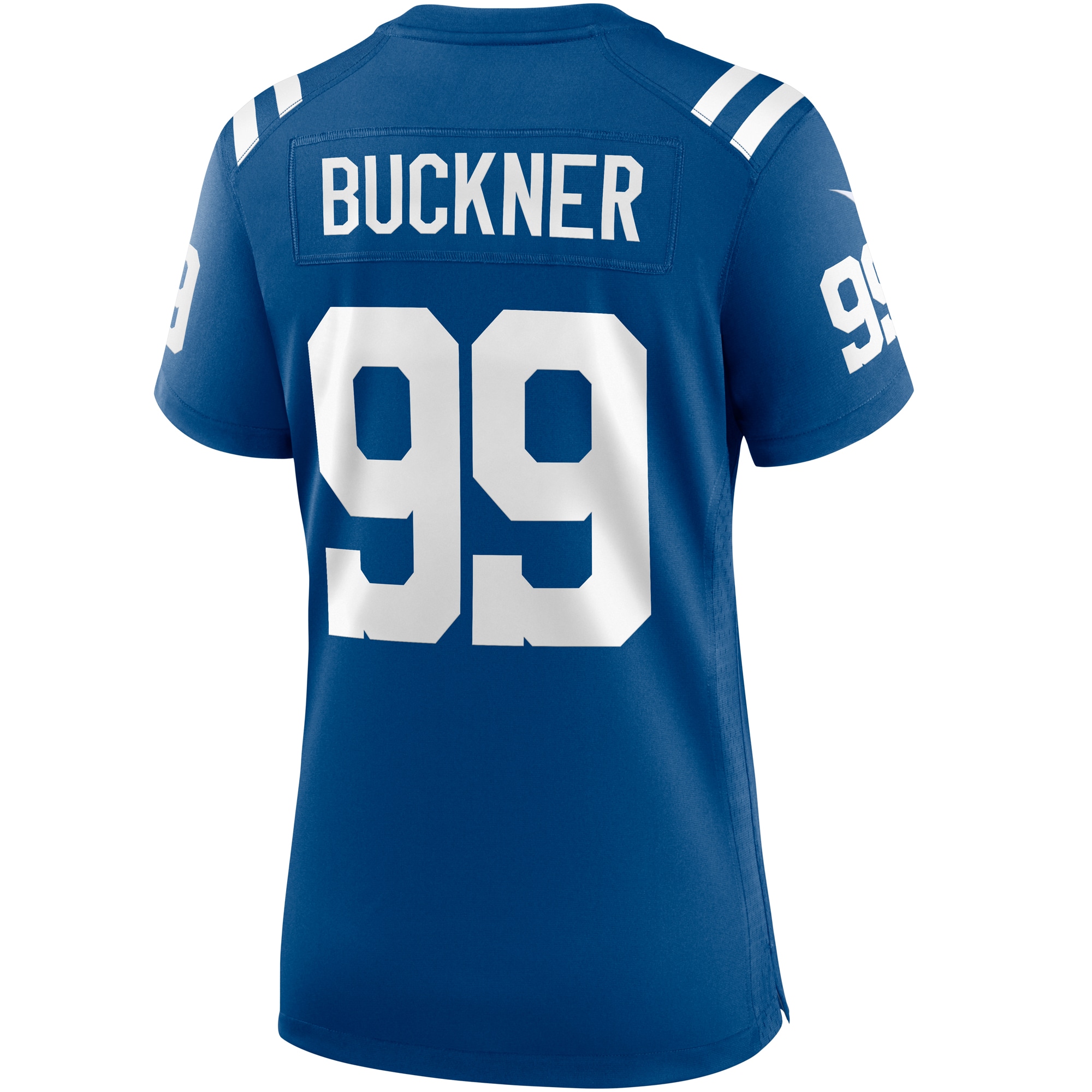 DeForest Buckner Indianapolis Colts Women's Game Player Jersey - Royal - angle 5