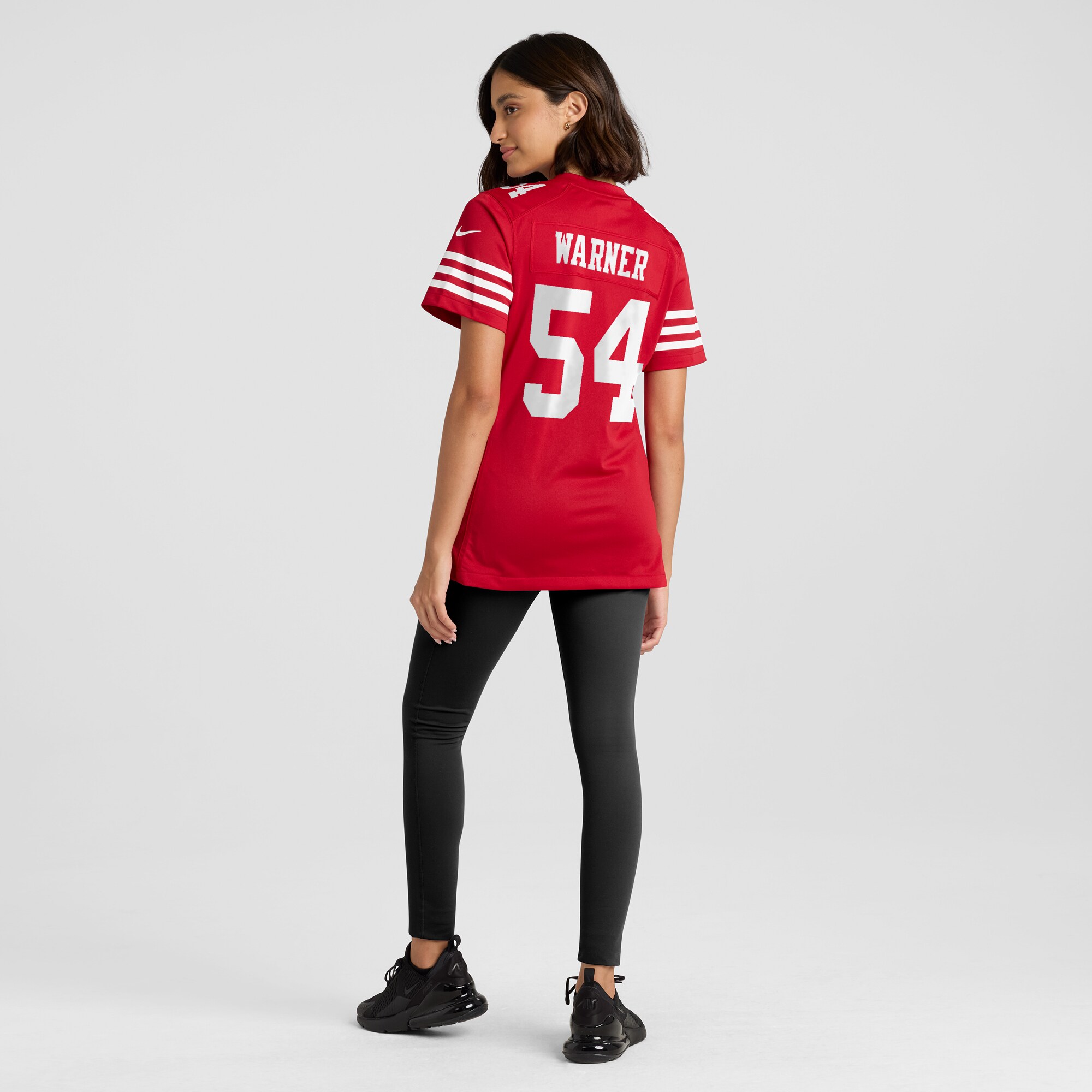 Fred Warner San Francisco 49ers Women's Player Jersey - Scarlet - angle 7