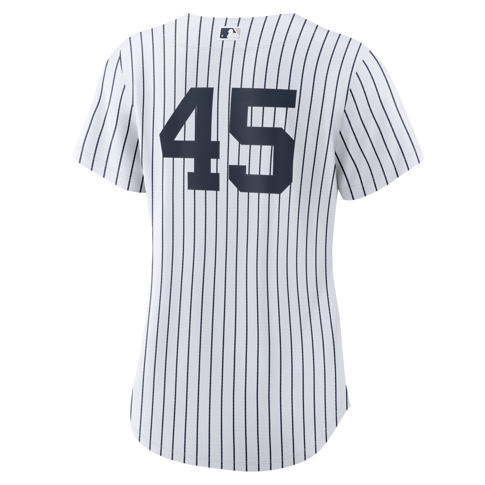 Gerrit Cole #45 New York Yankees Women's Home Replica Player Jersey - White - angle 5