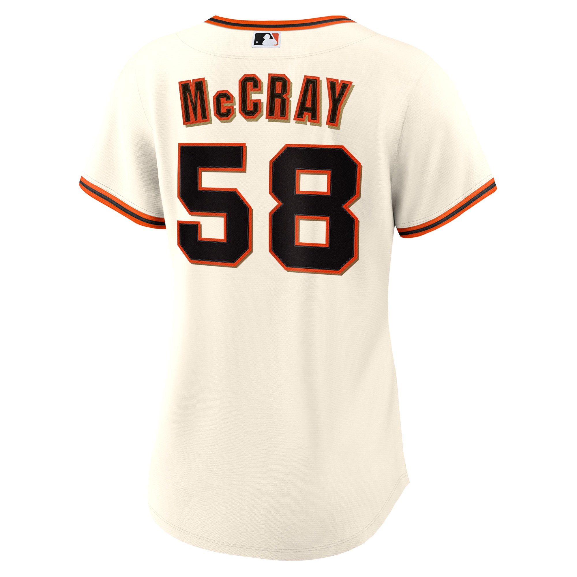 Grant McCray San Francisco Giants Women's Home Replica Jersey - Cream - angle 4