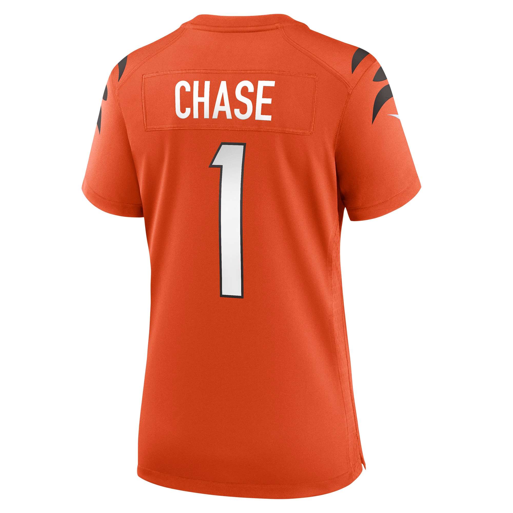 Ja'Marr Chase #1 Cincinnati Bengals Women's Alternate Game Jersey - Orange - angle 5