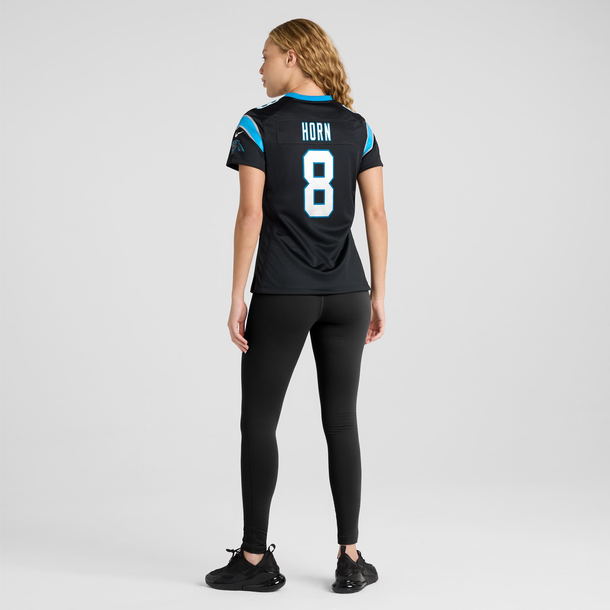 Jaycee Horn Carolina Panthers Women's Player Jersey - Black - angle 7