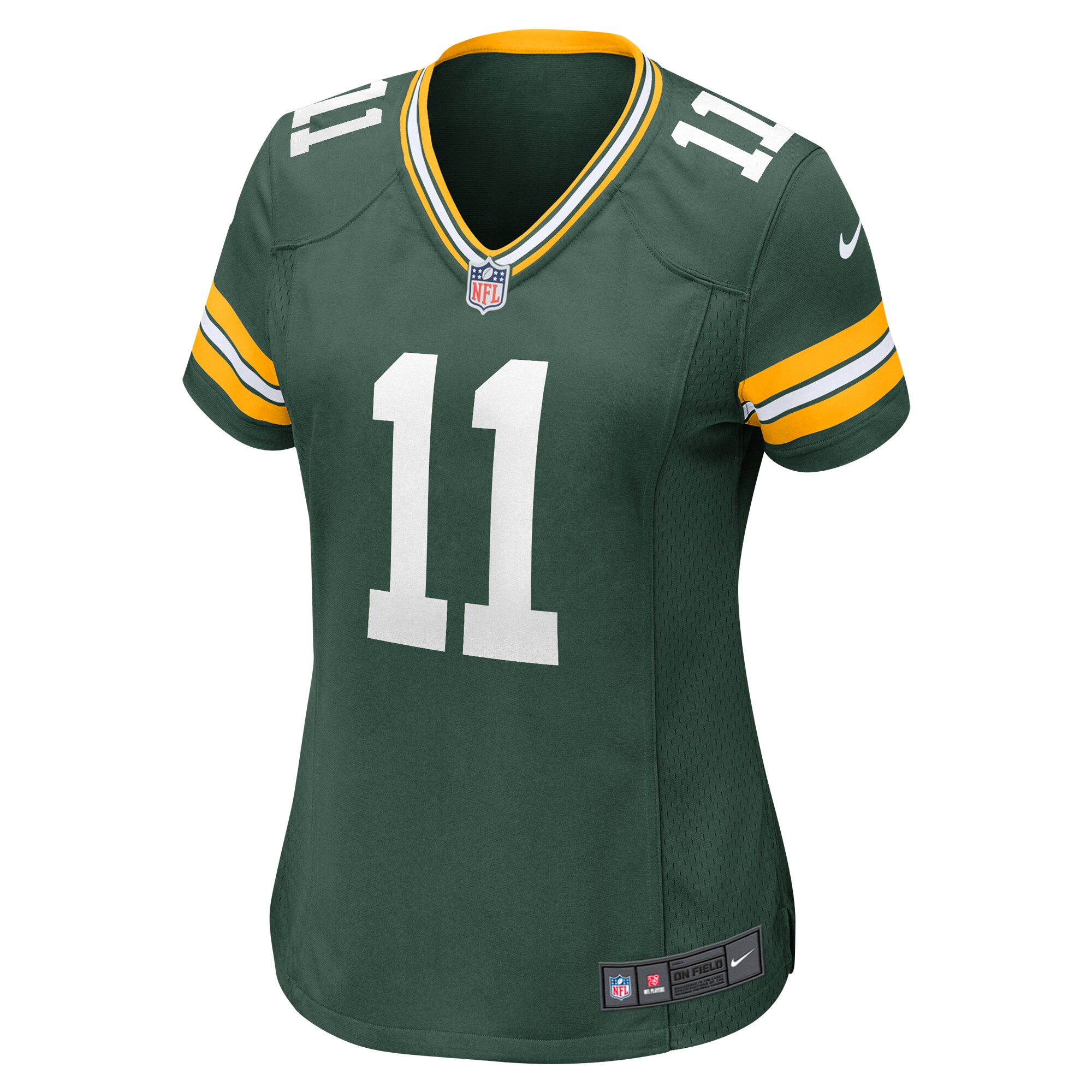 Jayden Reed Green Bay Packers Women's Game Jersey - Green - angle 4