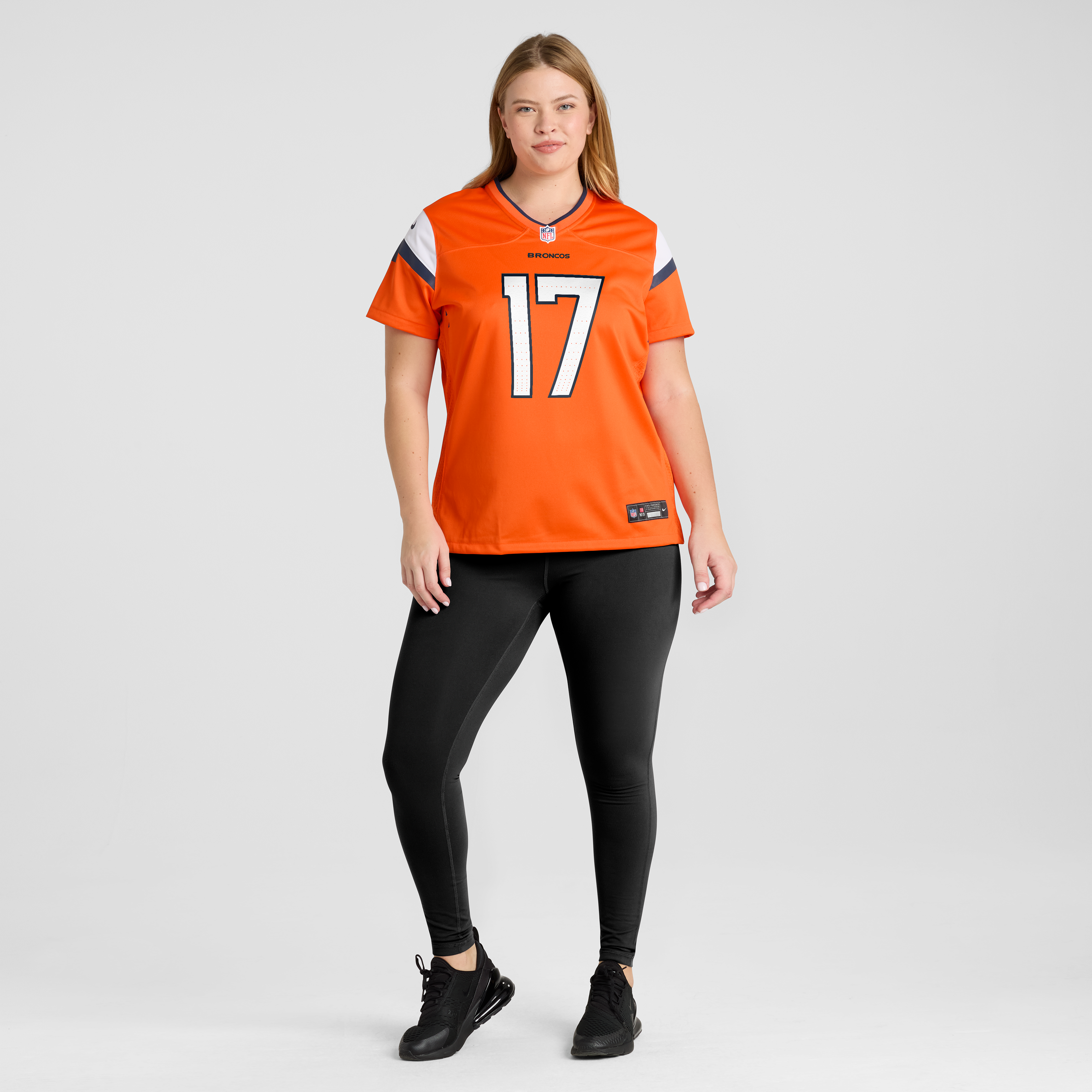 Jaylen Waddle Denver Broncos Women's Game Jersey - Orange - angle 8
