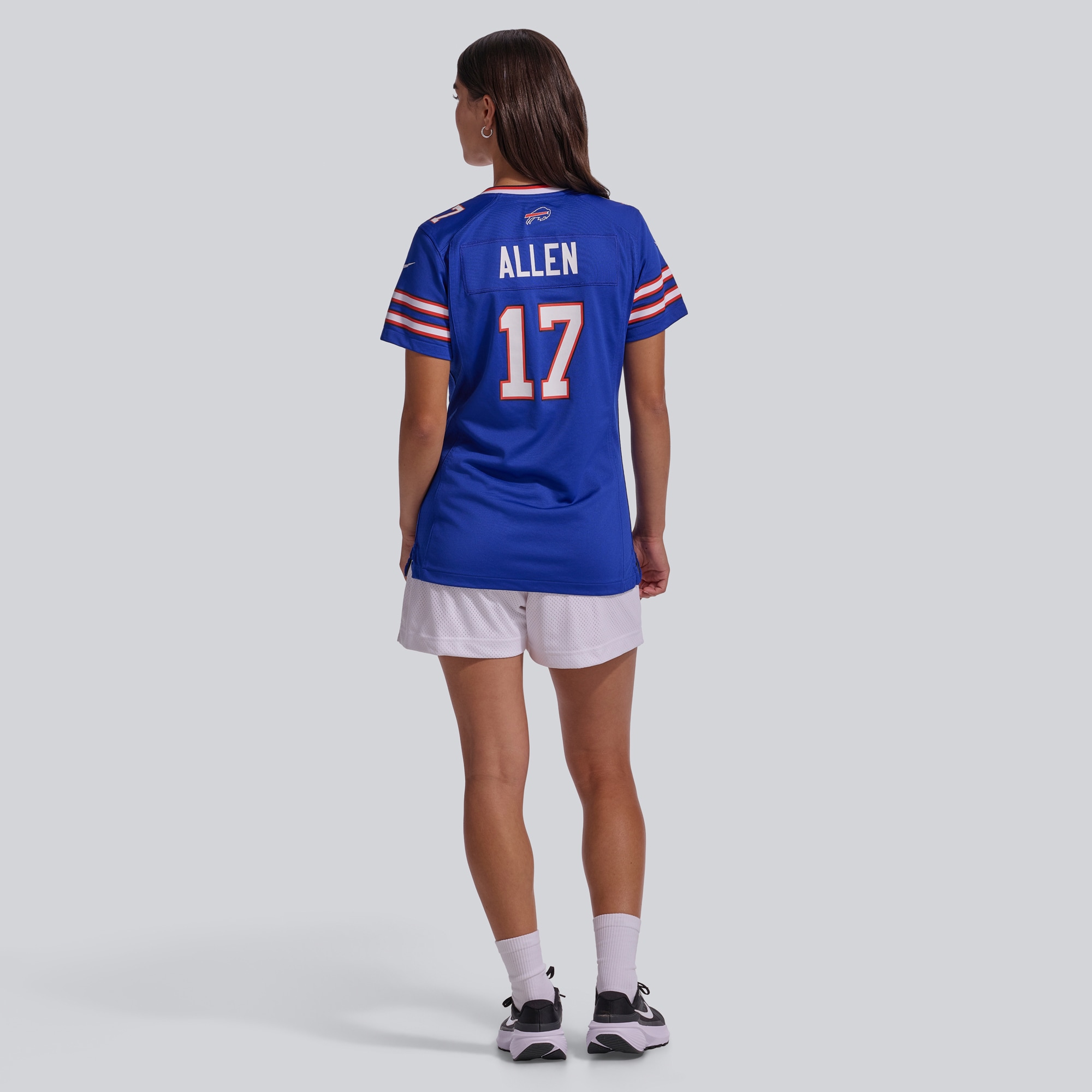 Josh Allen #17 Buffalo Bills Women's Game Jersey - Royal - angle 7