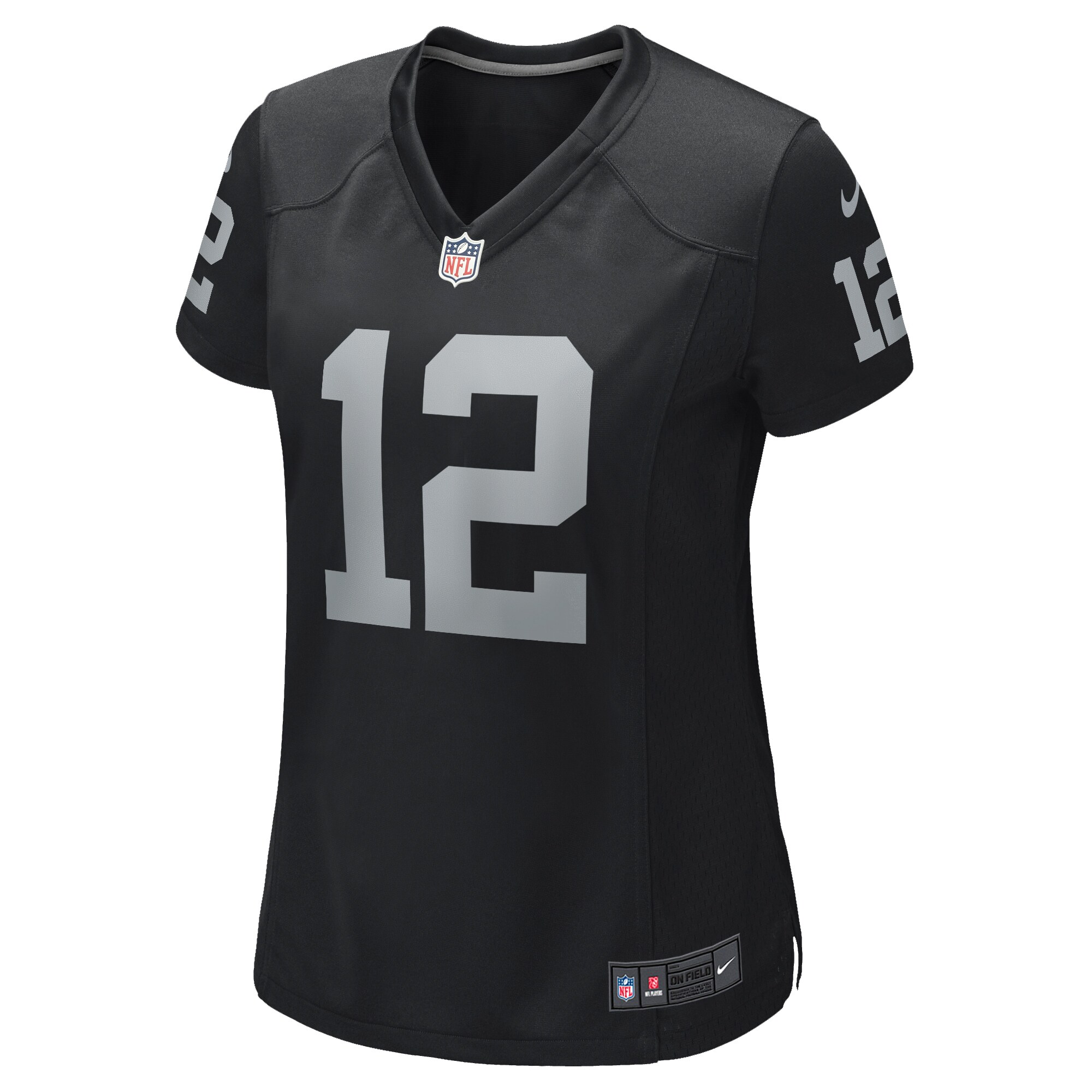 Ken Stabler Las Vegas Raiders Women's Game Retired Player Jersey - Black - angle 4