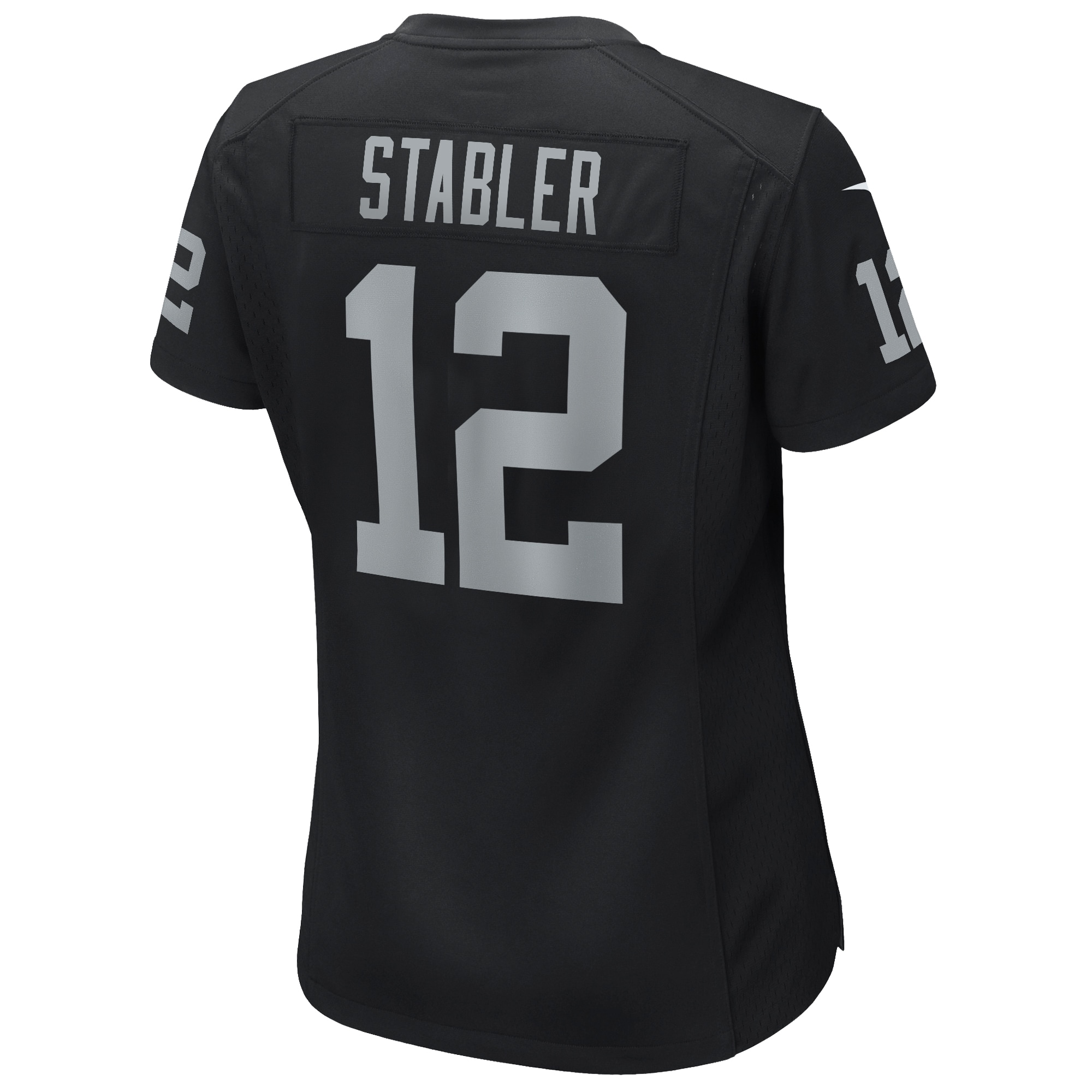 Ken Stabler Las Vegas Raiders Women's Game Retired Player Jersey - Black - angle 5