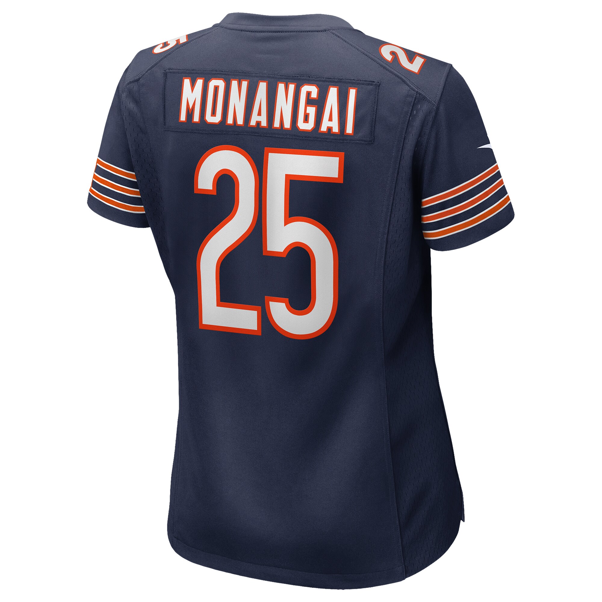 Kyle Monangai Chicago Bears Women's Team Game Jersey - Navy - angle 5