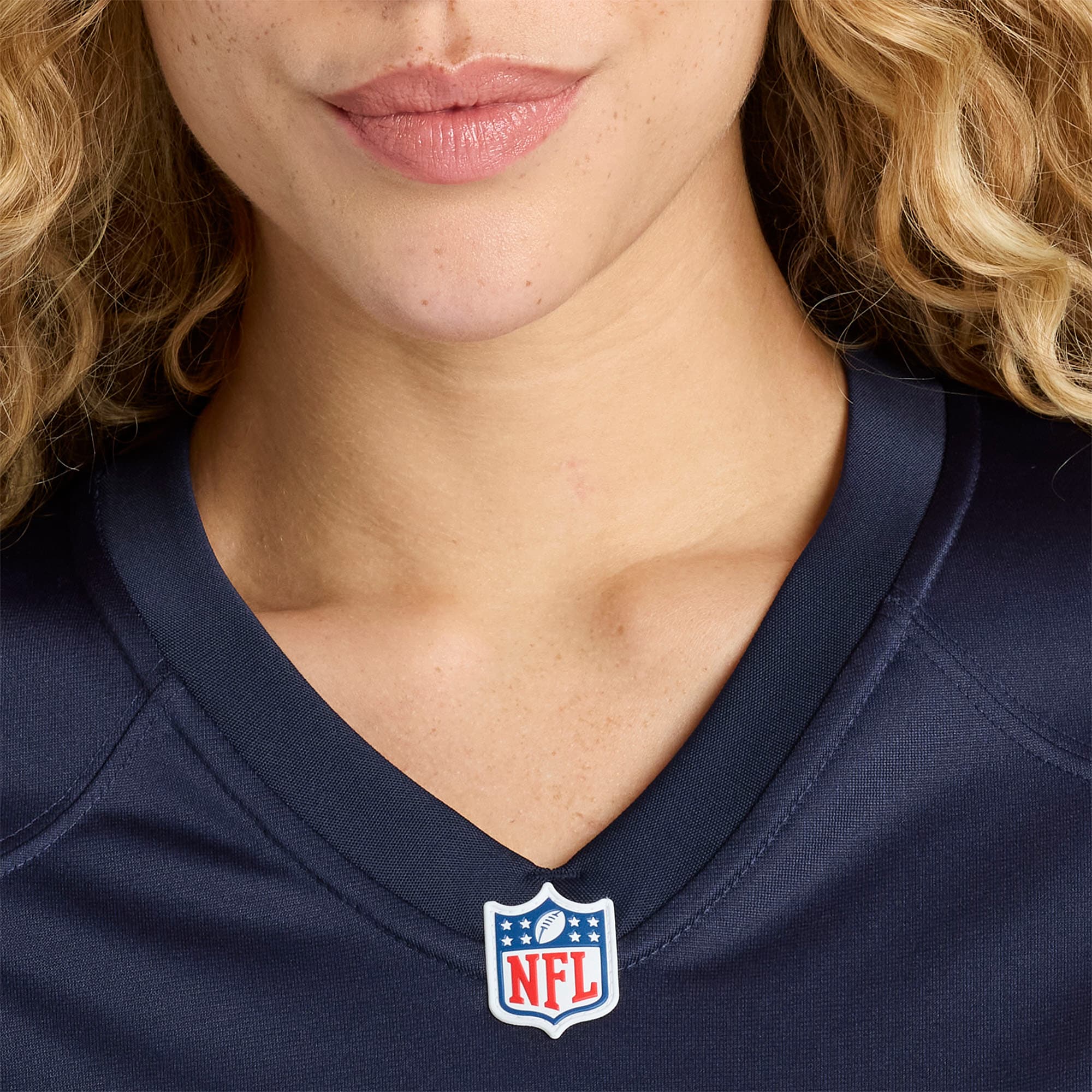 Kyle Monangai Chicago Bears Women's Team Game Jersey - Navy - angle 9