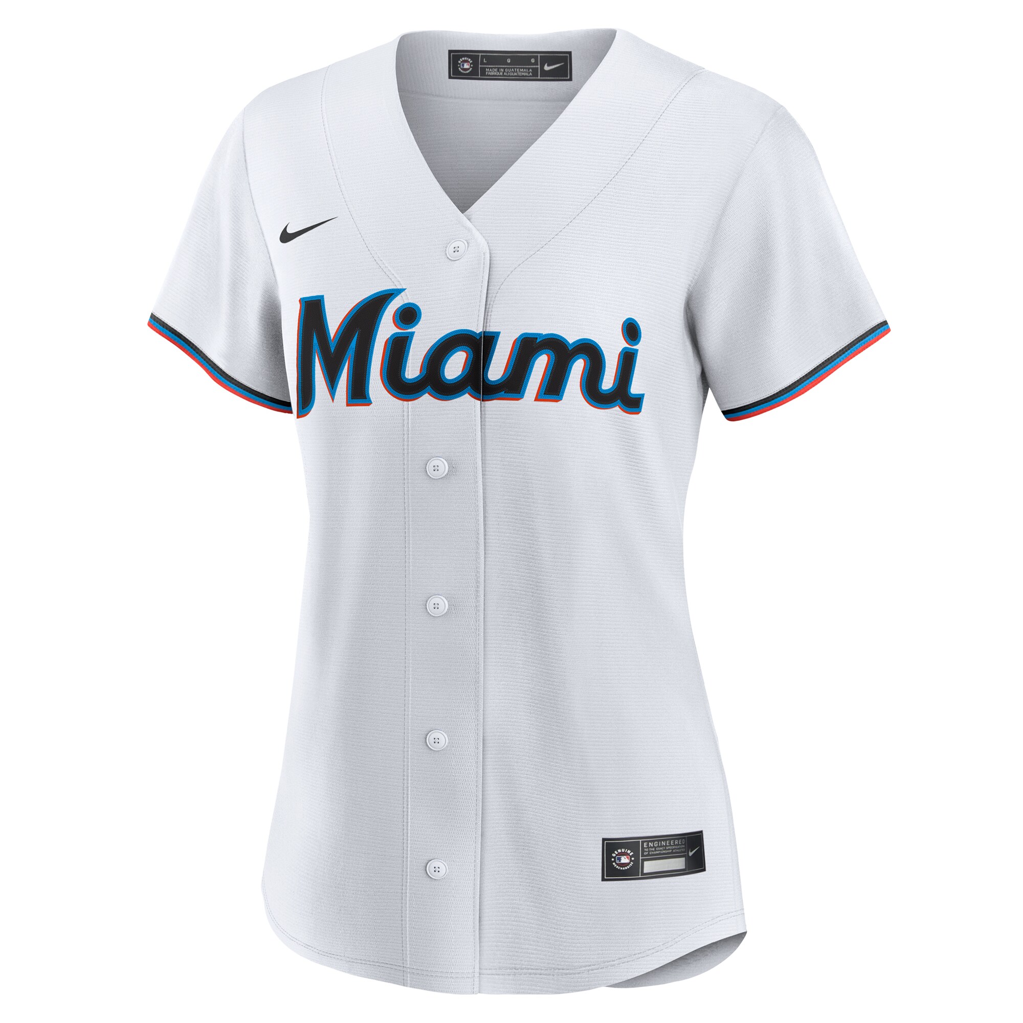 Kyle Stowers Miami Marlins Women's Home Replica Jersey - White - angle 4