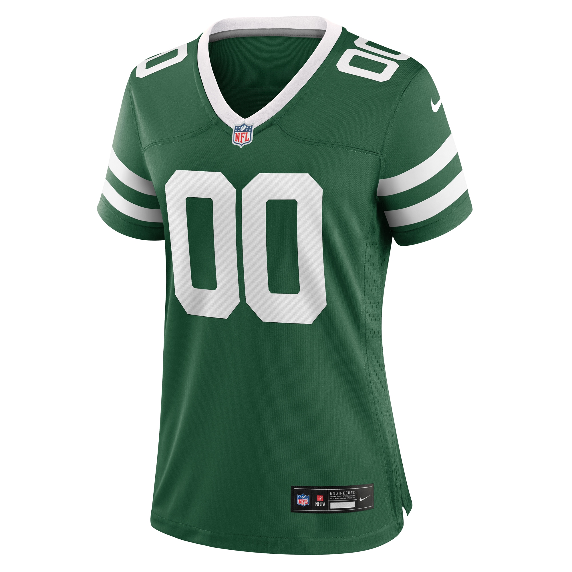 New York Jets Women's Custom Game Jersey - Legacy Green - angle 4