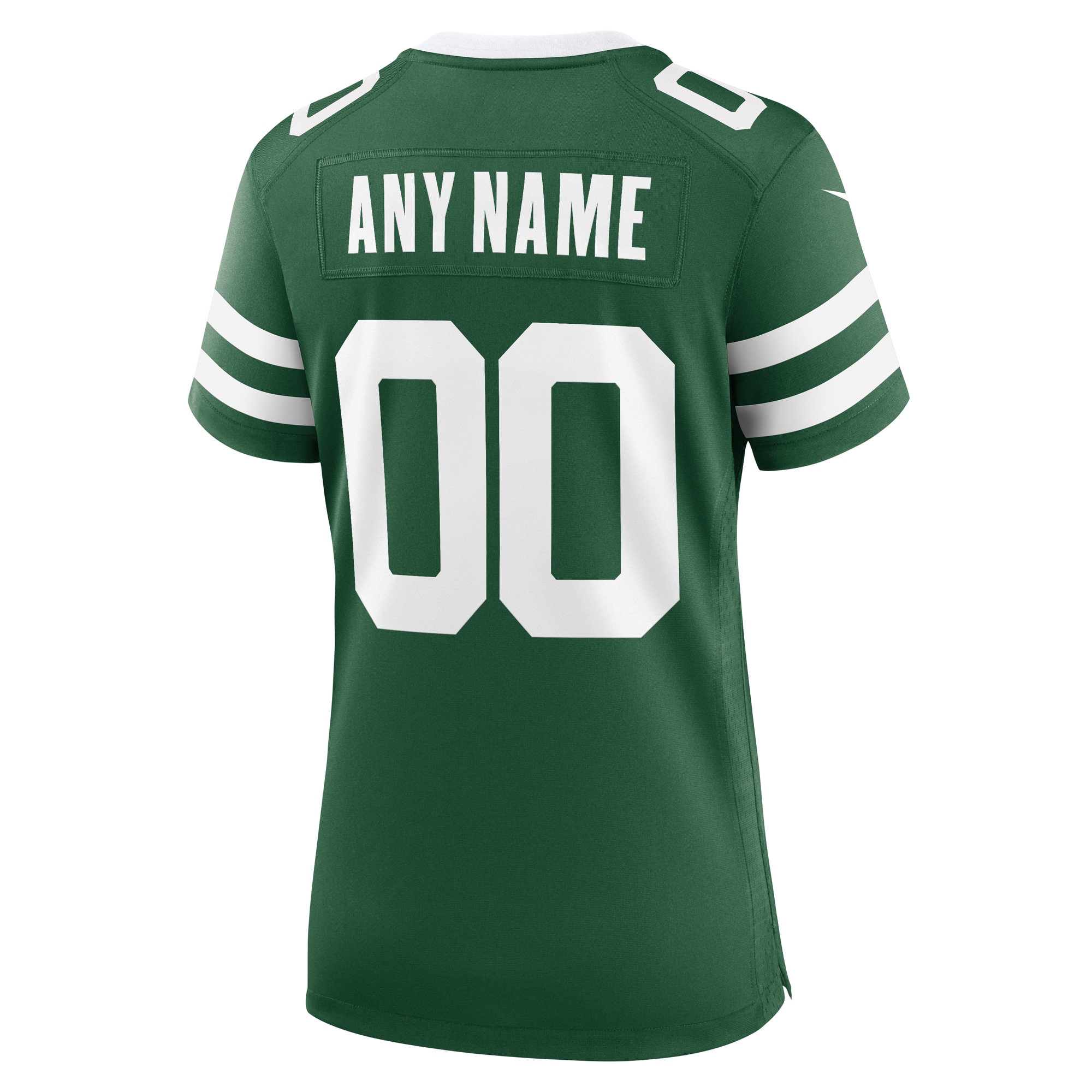 New York Jets Women's Custom Game Jersey - Legacy Green - angle 5
