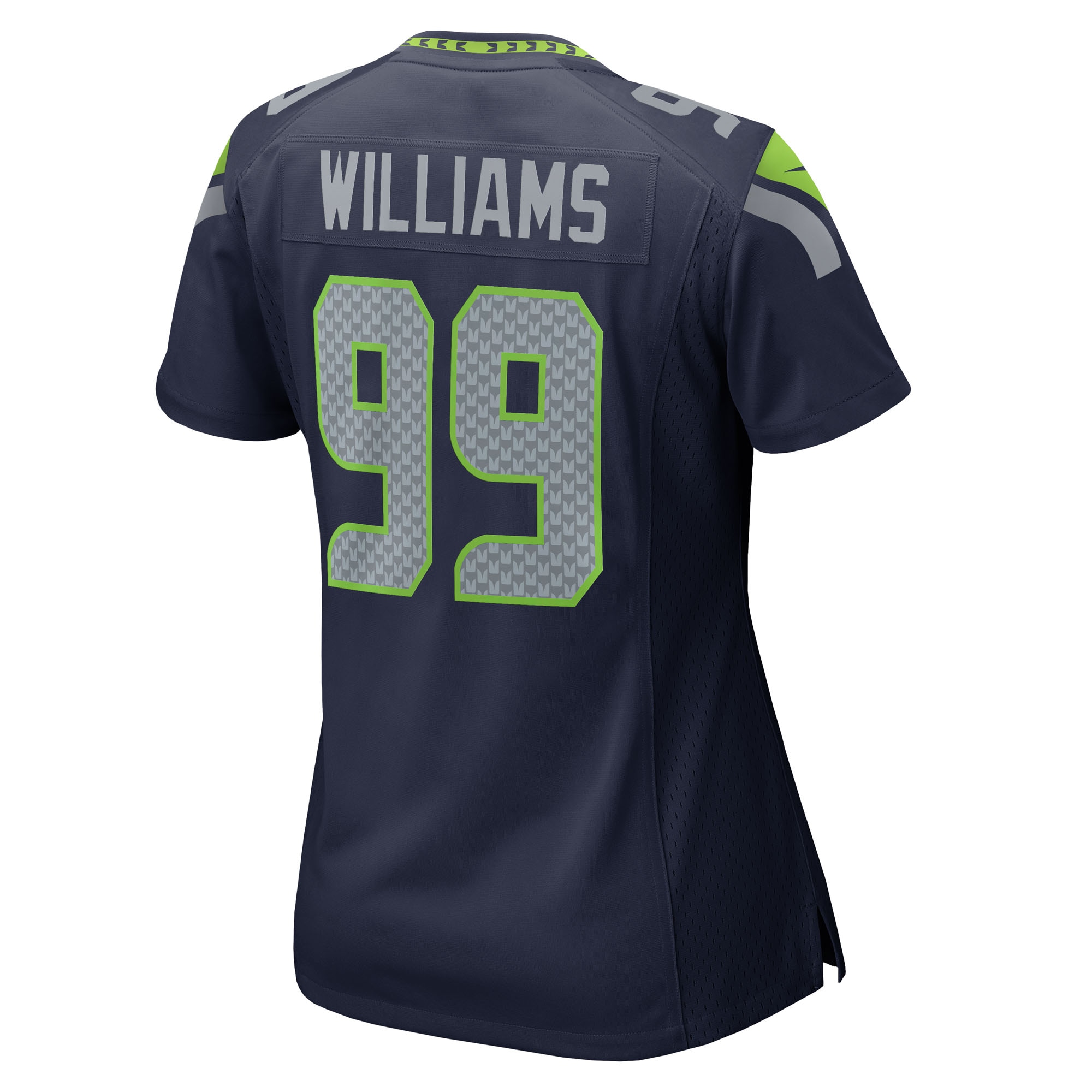 Leonard Williams Seattle Seahawks Women's Team Game Jersey - College Navy - angle 4
