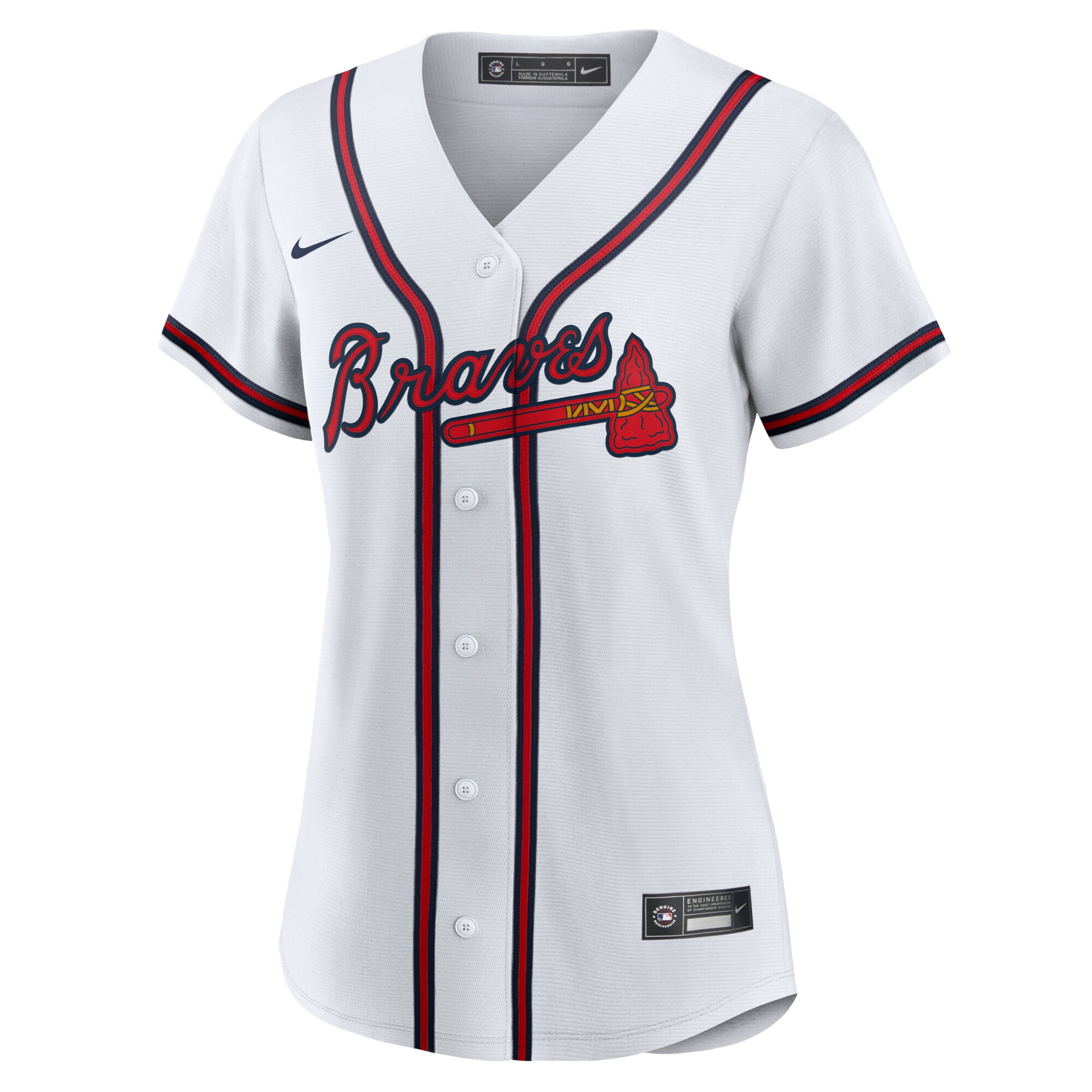 Matt Olson Atlanta Braves Women's Home Replica Player Jersey - White - angle 4