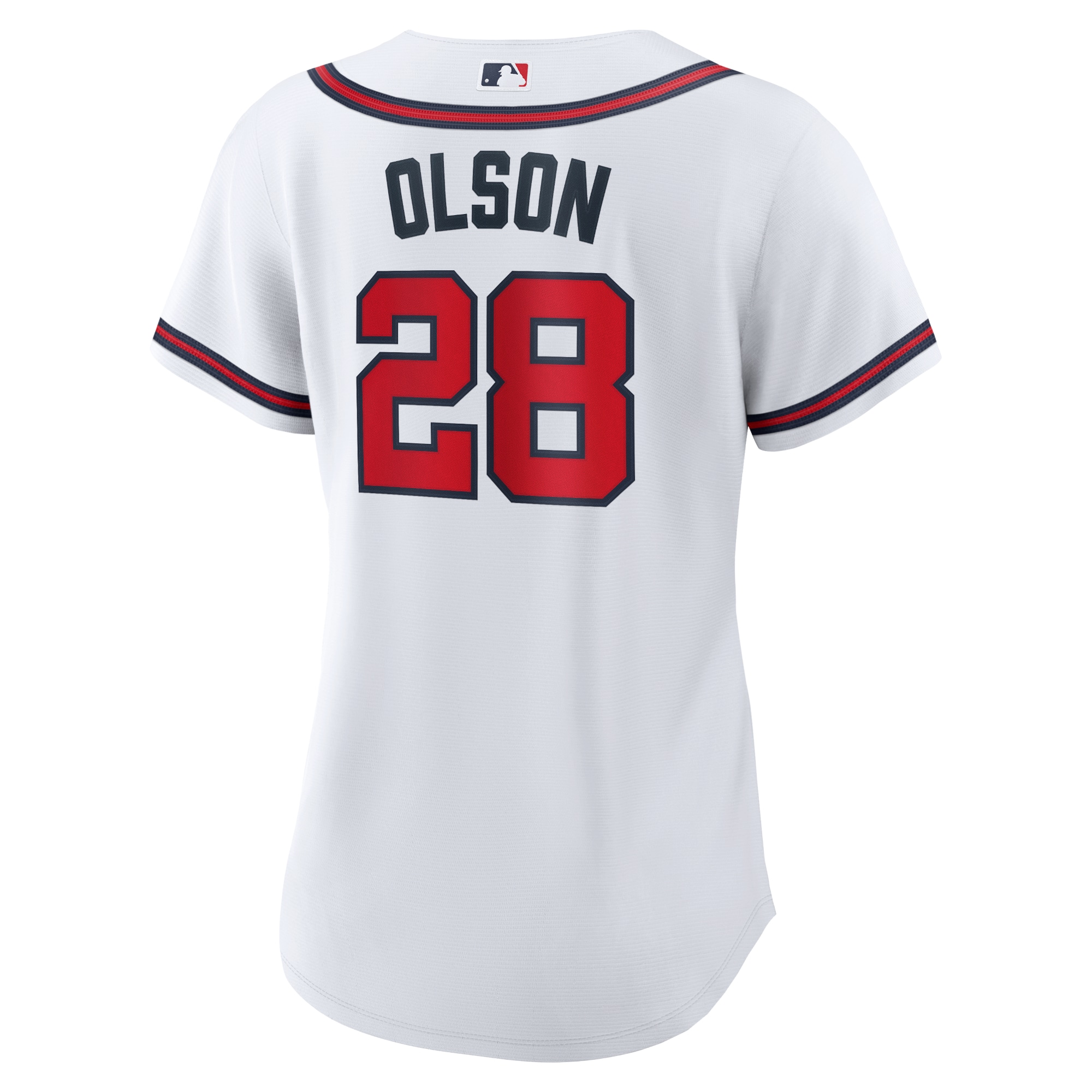 Matt Olson Atlanta Braves Women's Home Replica Player Jersey - White - angle 5