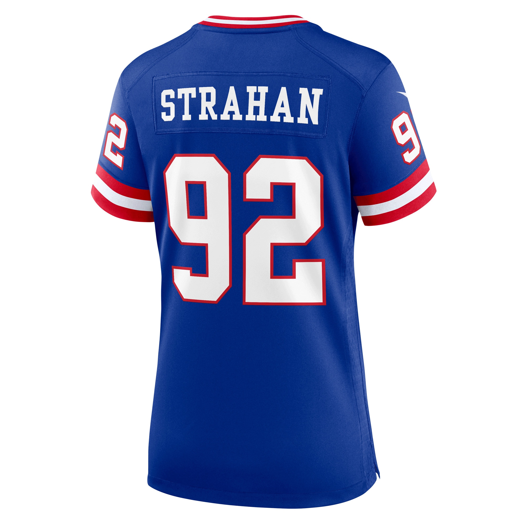 Michael Strahan New York Giants Women's Classic Retired Player Game Jersey - Royal - angle 5