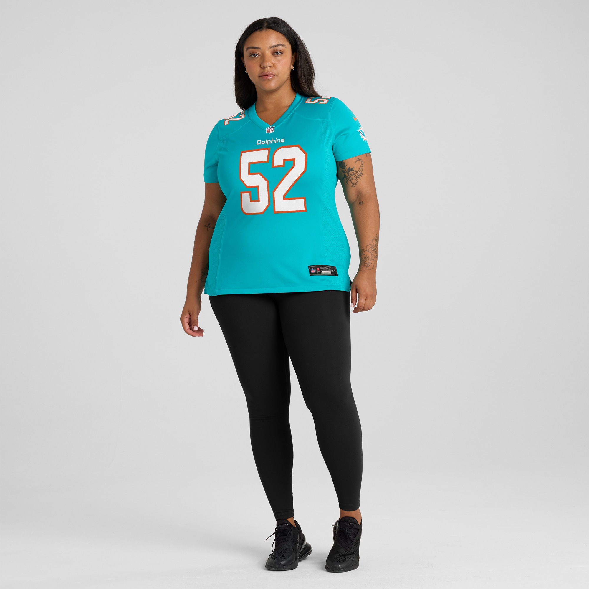 Patrick Paul Miami Dolphins Women's Game Jersey - Aqua - angle 8